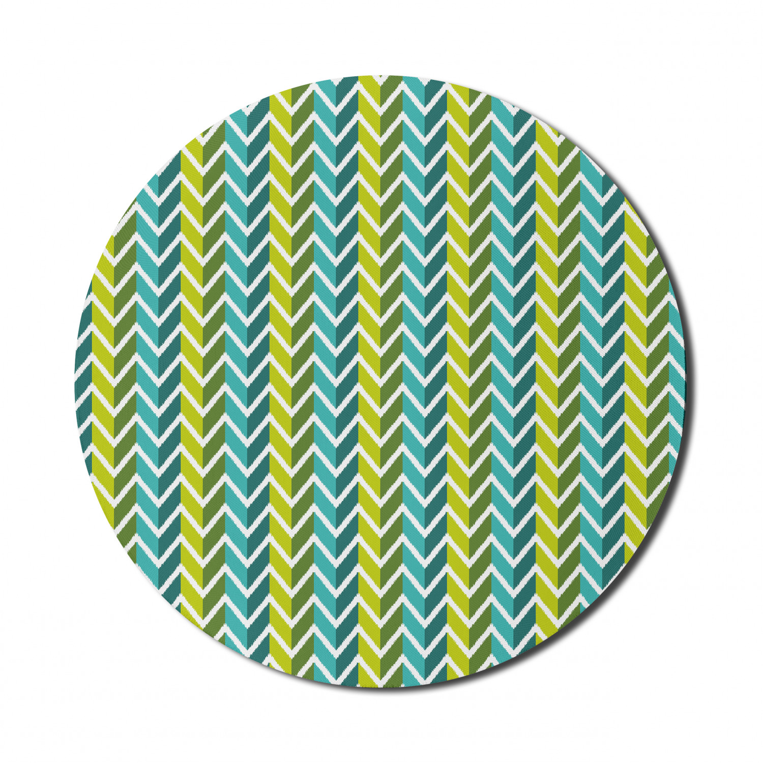 Ambesonne Abstract Bloom Round Non-Slip Rubber Modern Gaming Mousepad, 8" - Picture 114 of 117