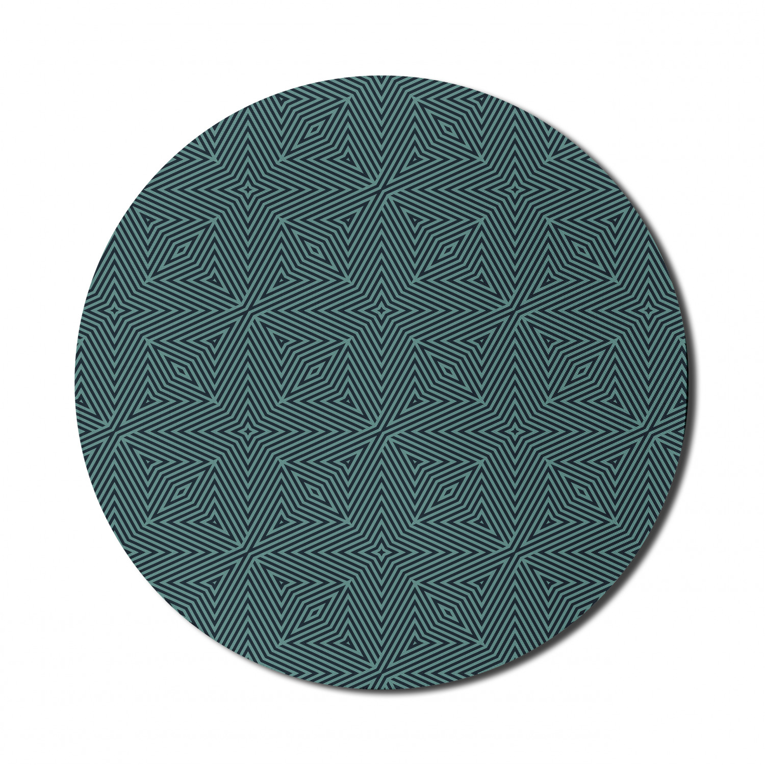 Ambesonne Abstract Bloom Round Non-Slip Rubber Modern Gaming Mousepad, 8" - Picture 38 of 117
