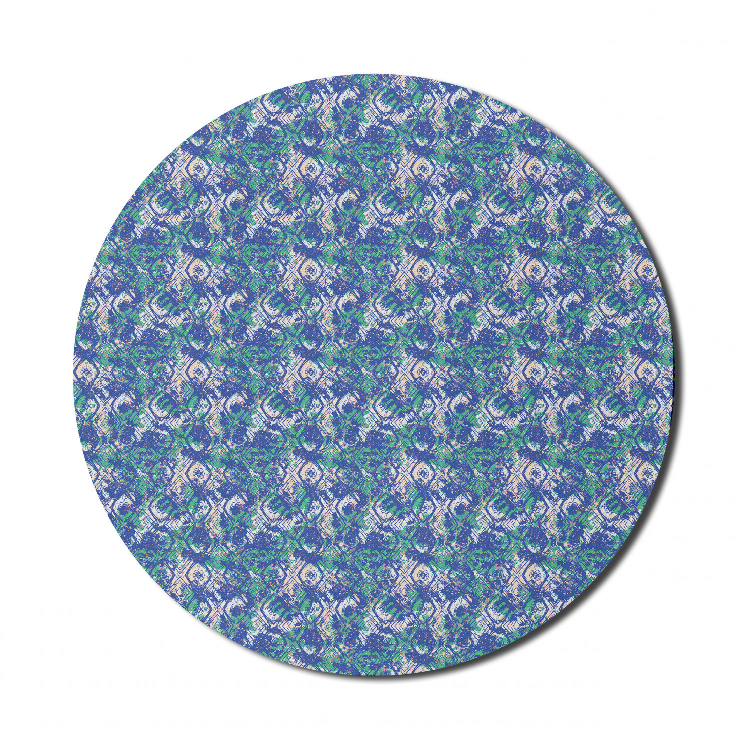 Ambesonne Abstract Bloom Round Non-Slip Rubber Modern Gaming Mousepad, 8" - Picture 98 of 117