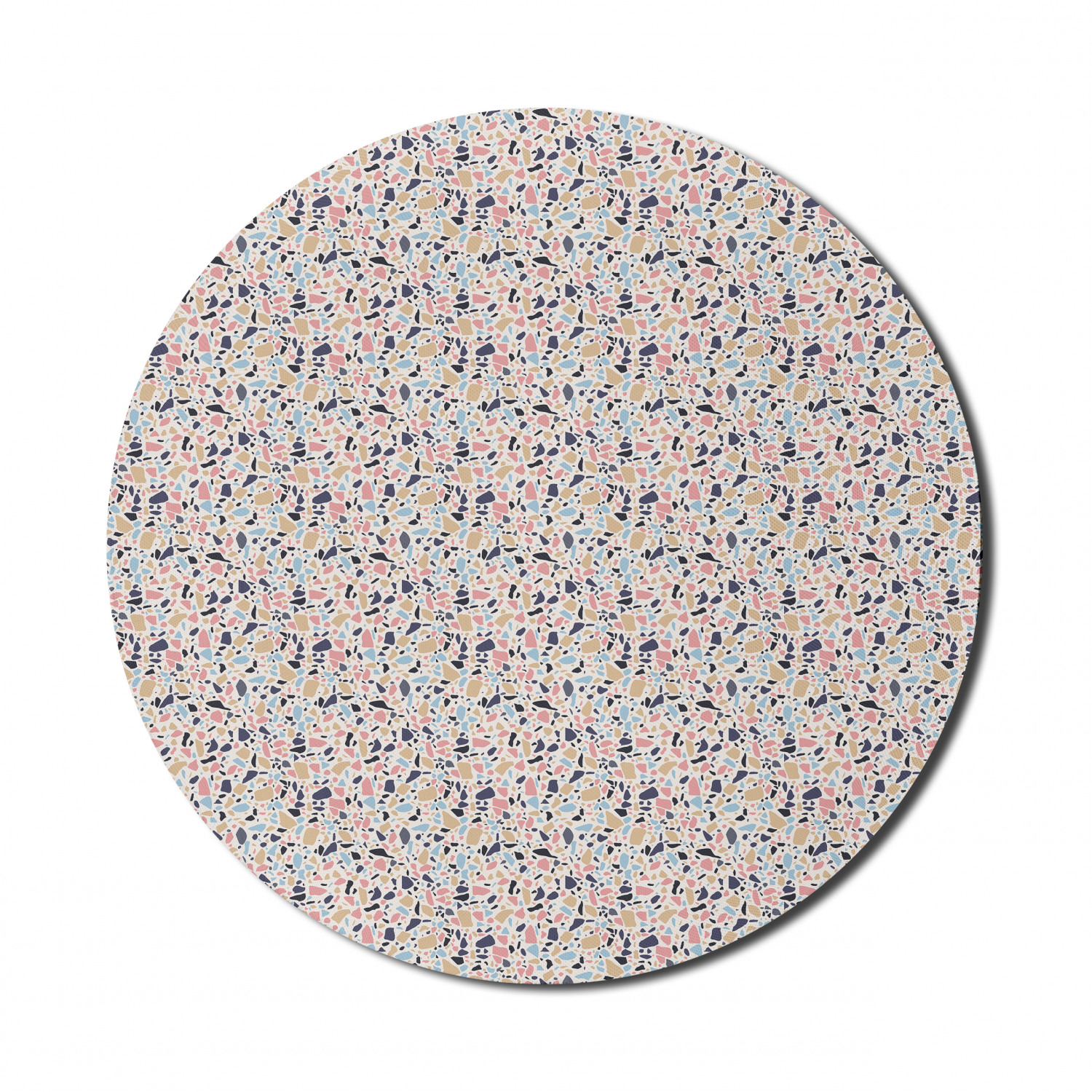 Ambesonne Abstract Bloom Round Non-Slip Rubber Modern Gaming Mousepad, 8" - Picture 68 of 117