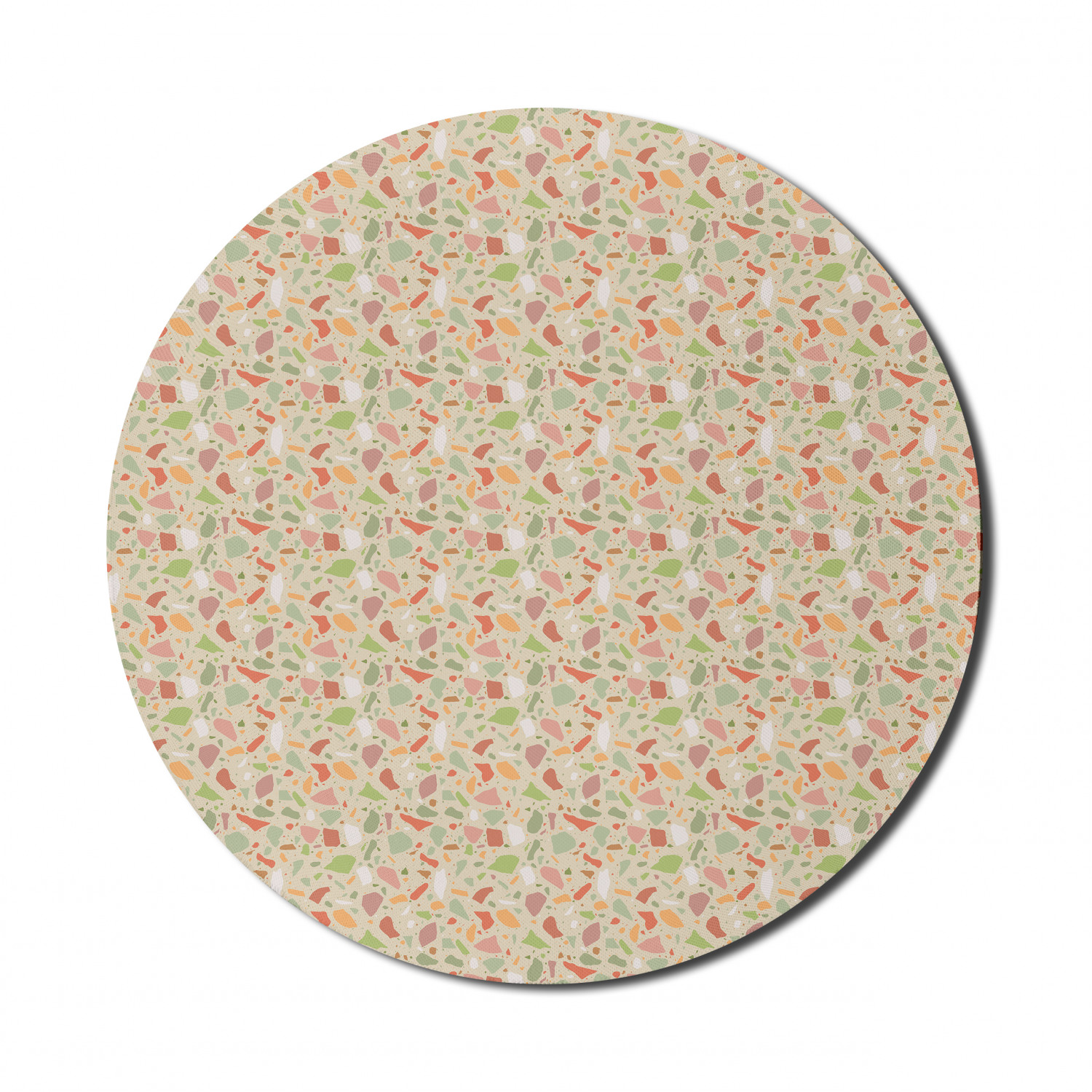 Ambesonne Abstract Bloom Round Non-Slip Rubber Modern Gaming Mousepad, 8" - Picture 72 of 117