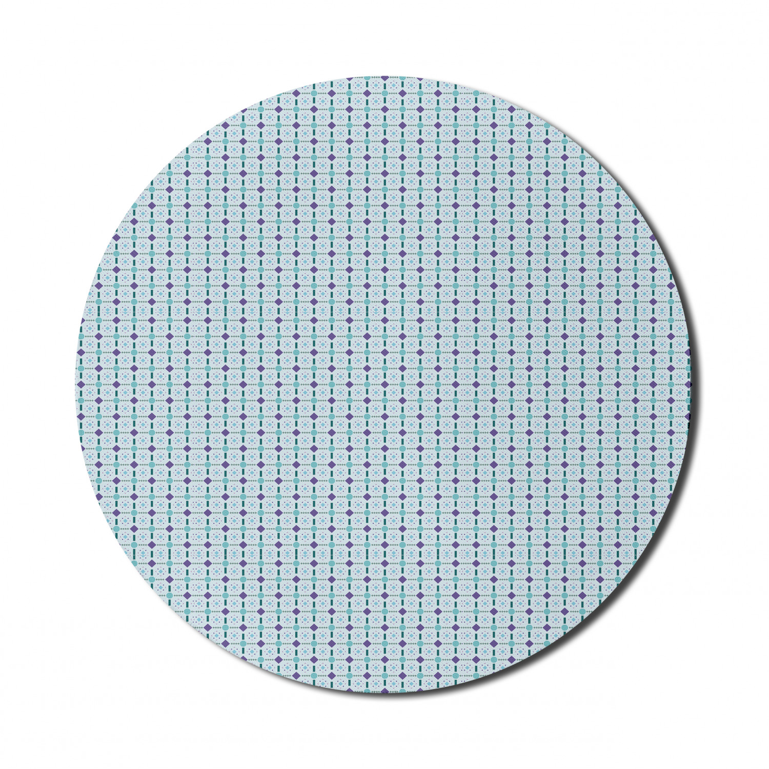 Ambesonne Abstract Bloom Round Non-Slip Rubber Modern Gaming Mousepad, 8" - Picture 30 of 117