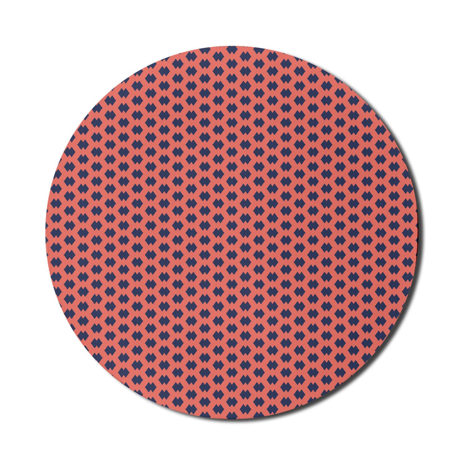 Ambesonne Abstract Bloom Round Non-Slip Rubber Modern Gaming Mousepad, 8" - Picture 96 of 117