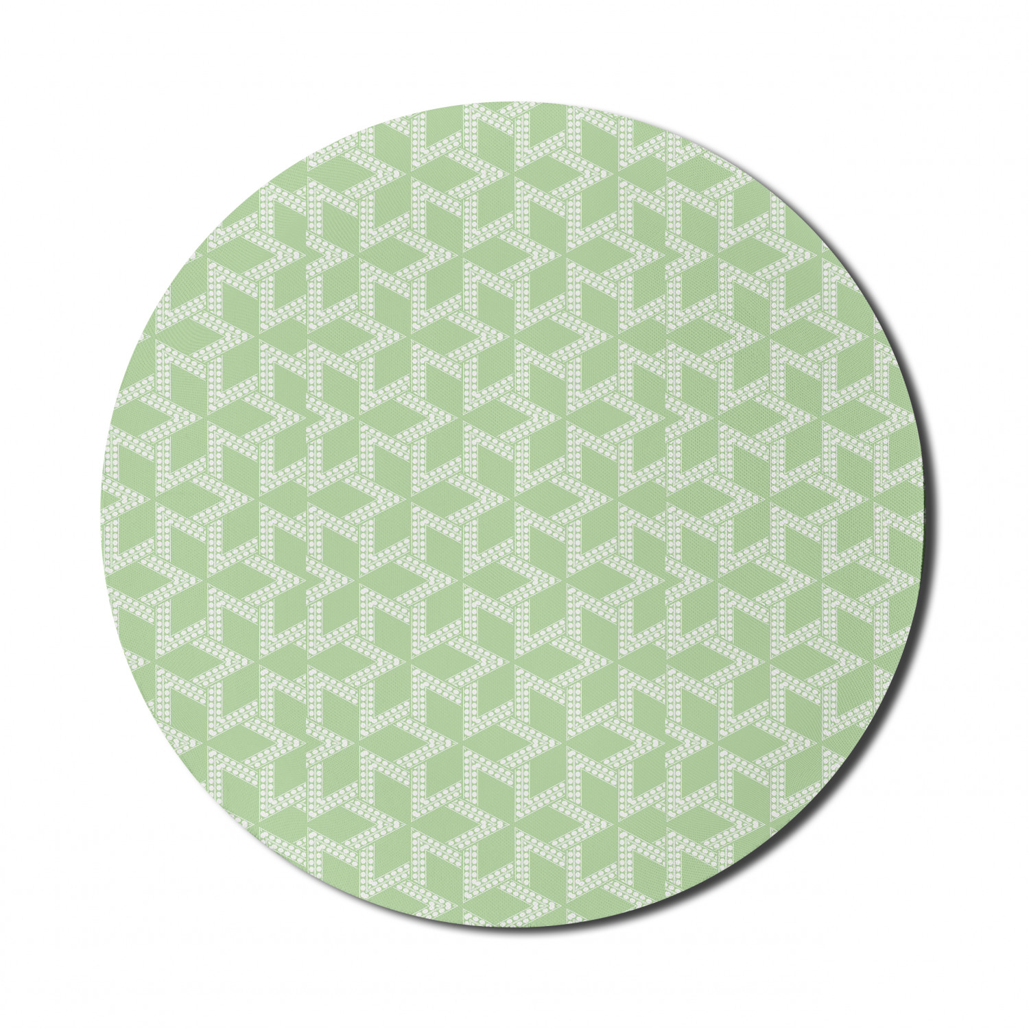 Ambesonne Abstract Bloom Round Non-Slip Rubber Modern Gaming Mousepad, 8" - Picture 36 of 117