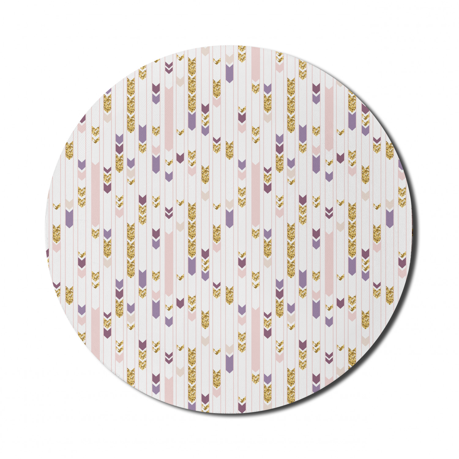 Ambesonne Abstract Bloom Round Non-Slip Rubber Modern Gaming Mousepad, 8" - Picture 106 of 117