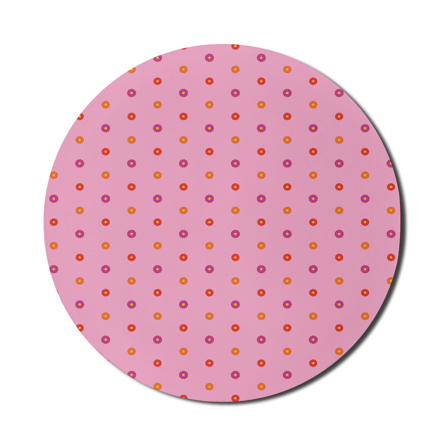 Ambesonne Abstract Bloom Round Non-Slip Rubber Modern Gaming Mousepad, 8" - Picture 18 of 117