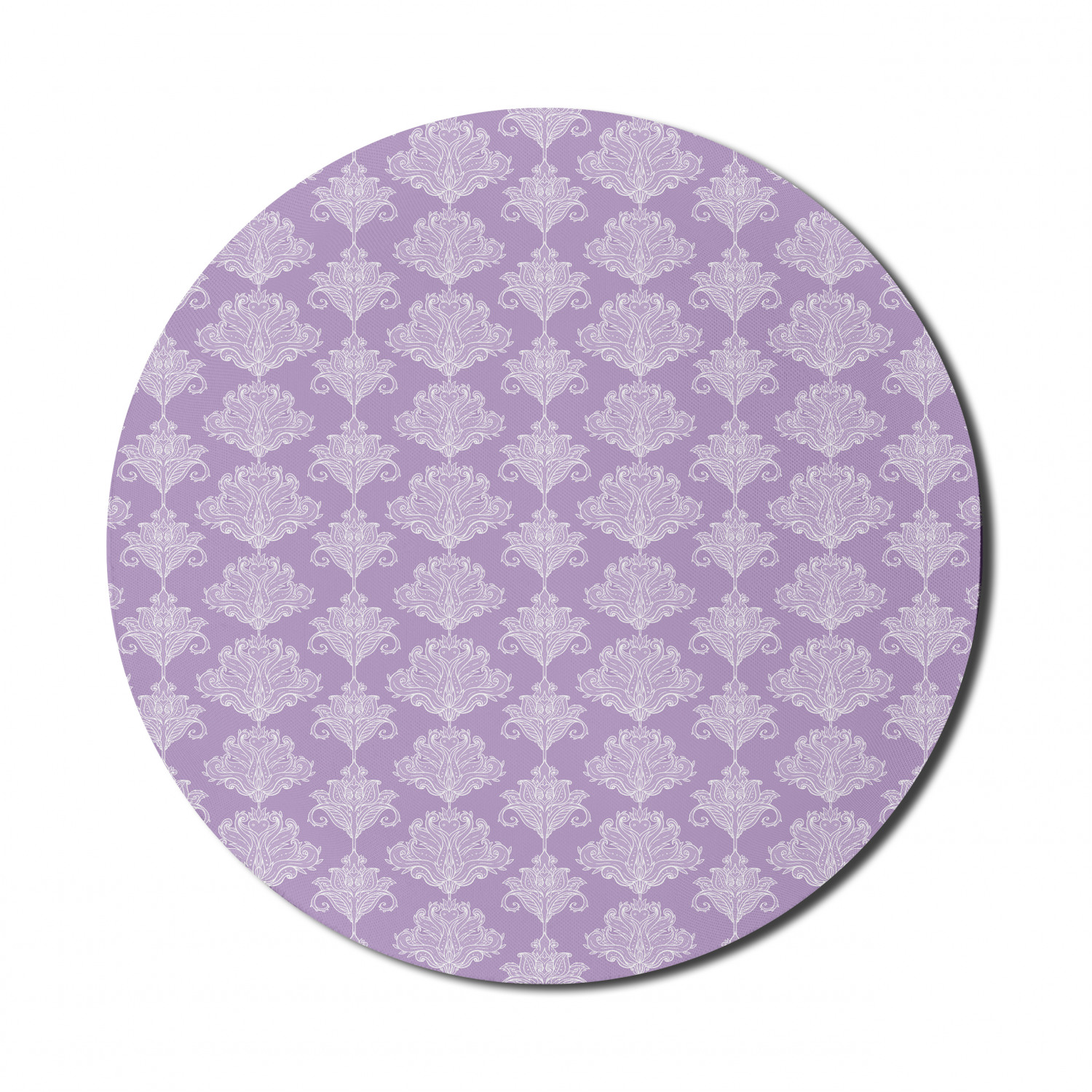 Ambesonne Abstract Bloom Round Non-Slip Rubber Modern Gaming Mousepad, 8" - Picture 112 of 117