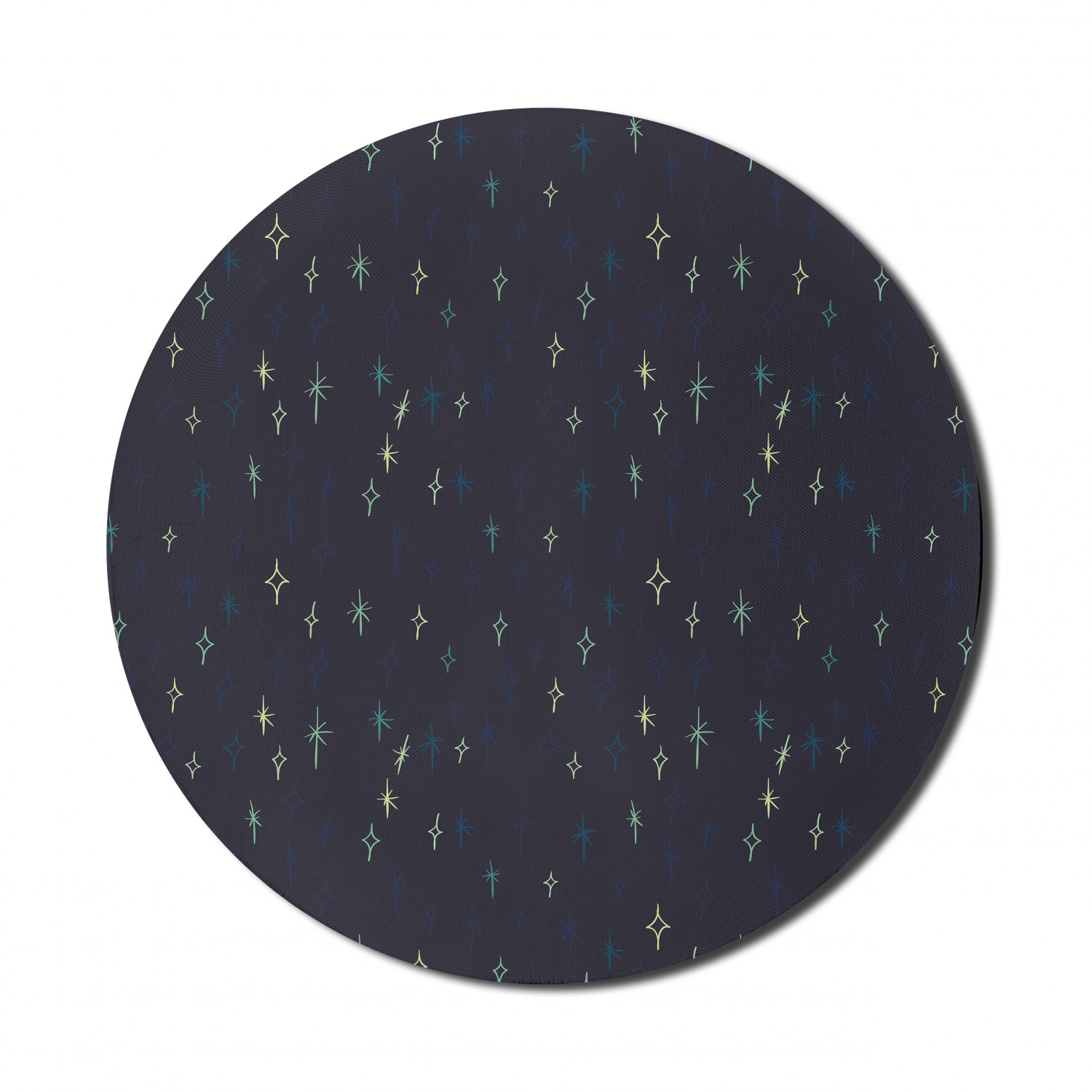 Ambesonne Abstract Bloom Round Non-Slip Rubber Modern Gaming Mousepad, 8" - Picture 90 of 117