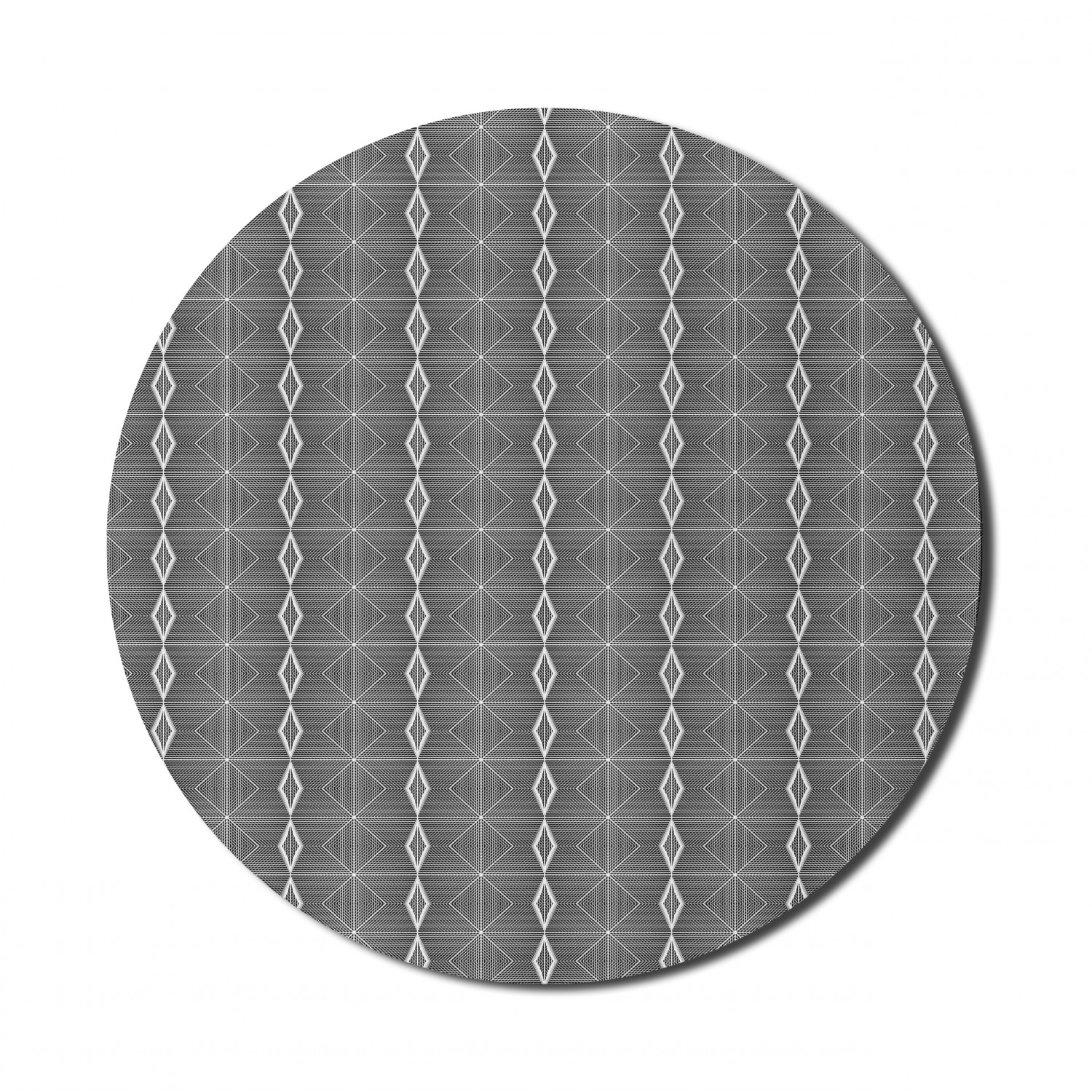 Ambesonne Abstract Bloom Round Non-Slip Rubber Modern Gaming Mousepad, 8" - Picture 110 of 117