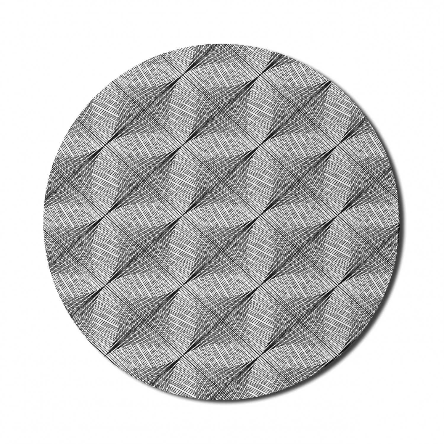 Ambesonne Abstract Bloom Round Non-Slip Rubber Modern Gaming Mousepad, 8" - Picture 20 of 117