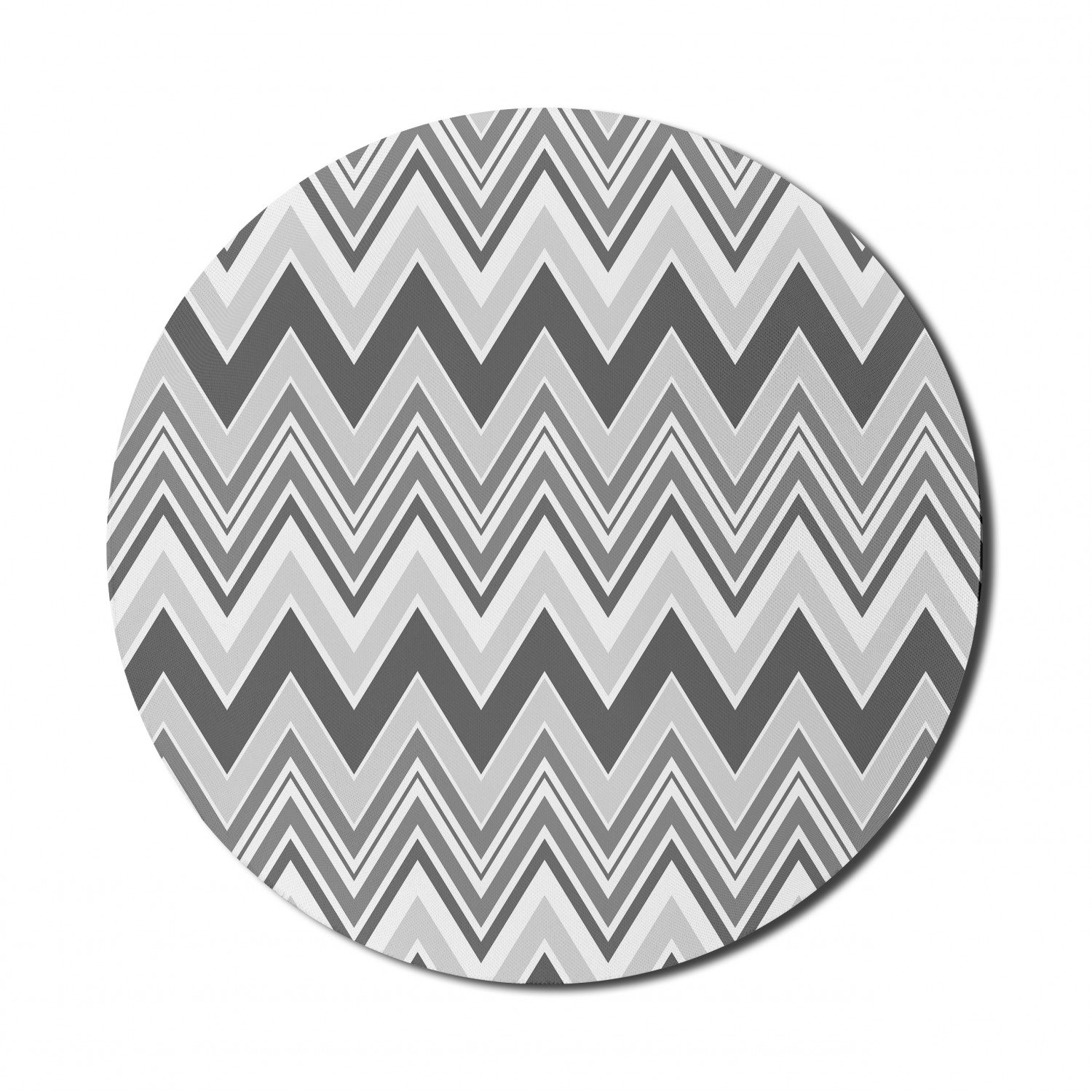 Ambesonne Geometry Theme Round Non-Slip Rubber Modern Gaming Mousepad, 8" - Picture 42 of 77