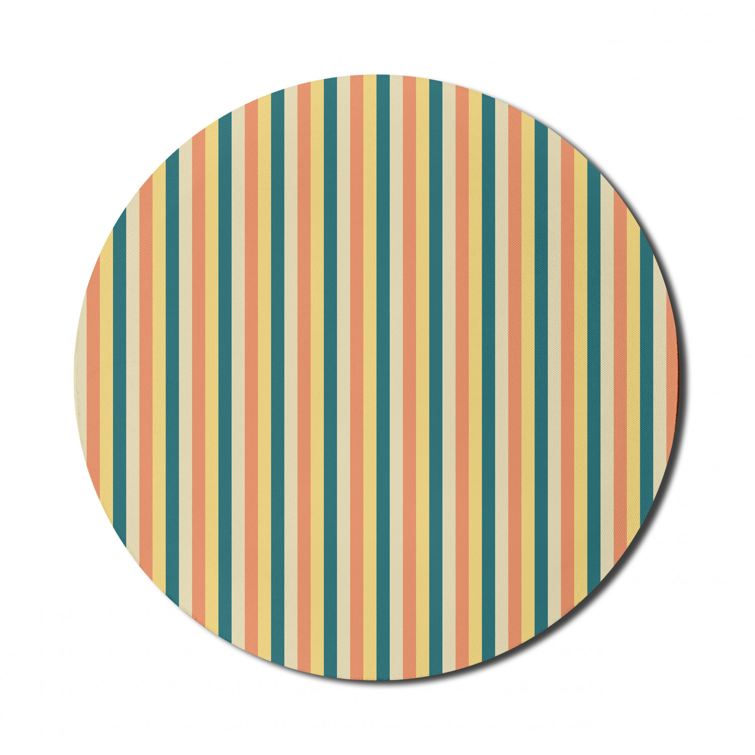 Ambesonne Geometry Theme Round Non-Slip Rubber Modern Gaming Mousepad, 8" - Picture 20 of 77