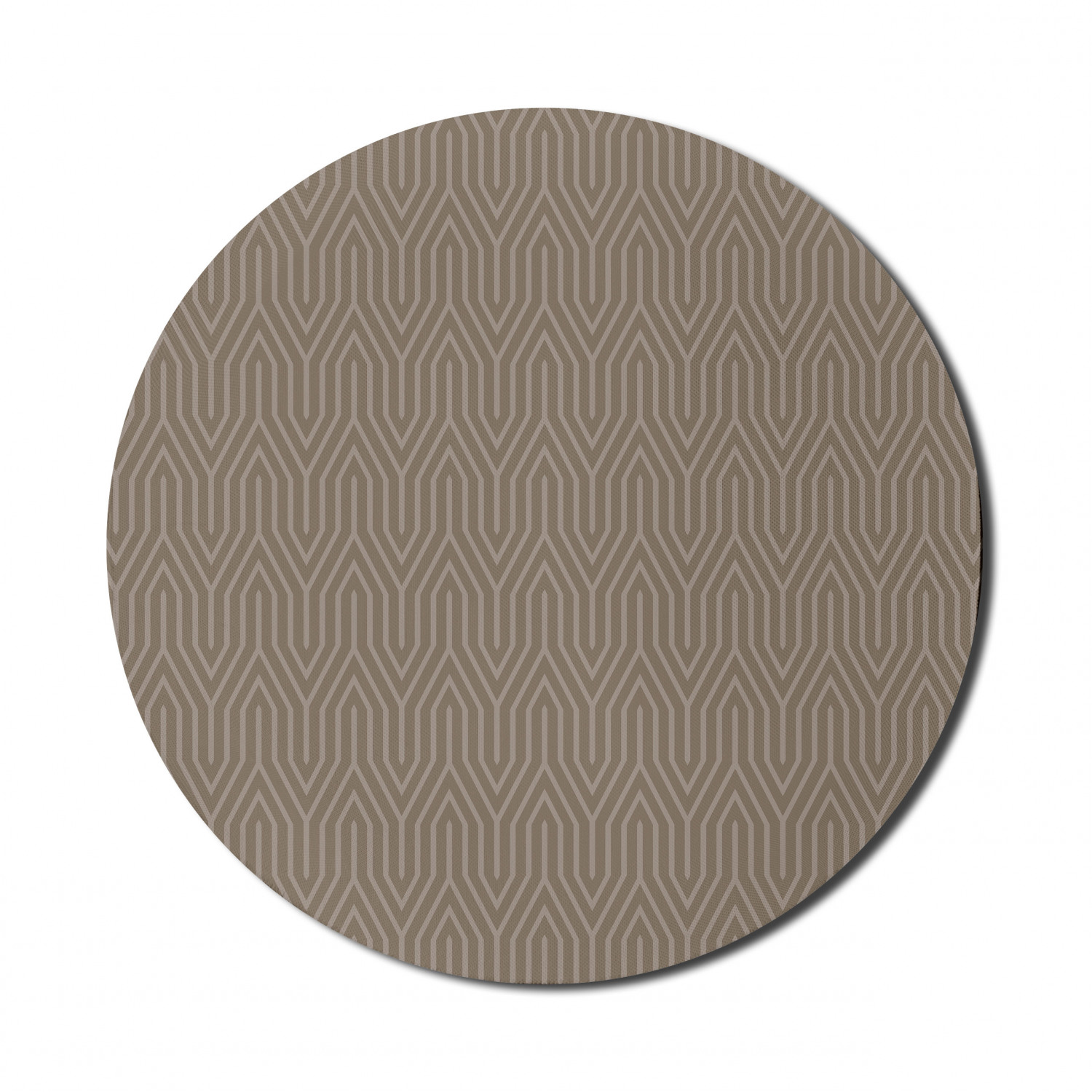 Ambesonne Geometry Theme Round Non-Slip Rubber Modern Gaming Mousepad, 8" - Picture 50 of 77