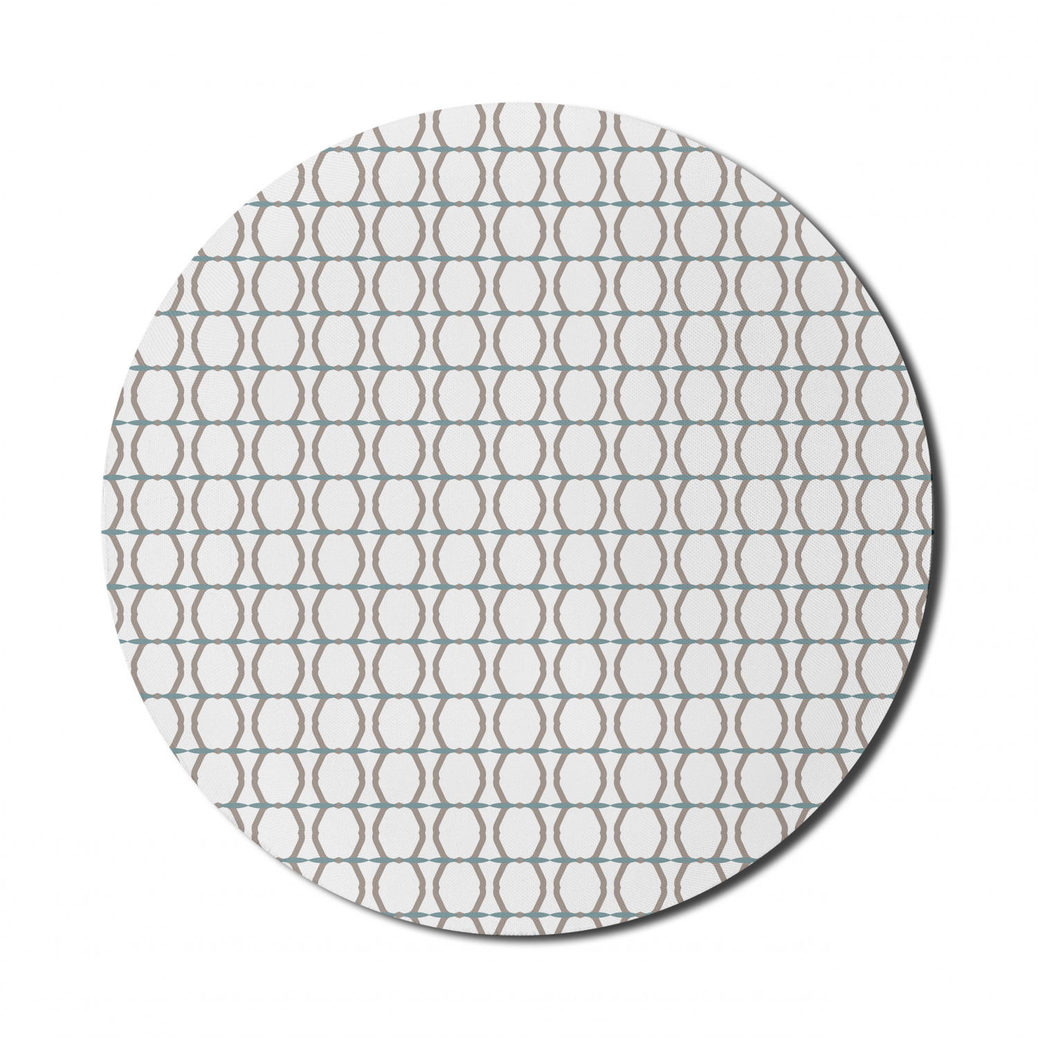 Ambesonne Geometry Theme Round Non-Slip Rubber Modern Gaming Mousepad, 8" - Picture 14 of 77