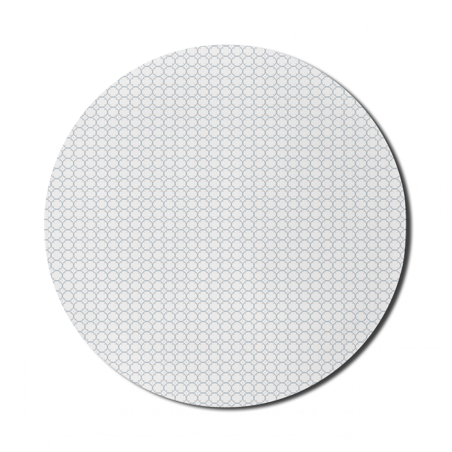 Ambesonne Geometry Theme Round Non-Slip Rubber Modern Gaming Mousepad, 8" - Picture 24 of 77