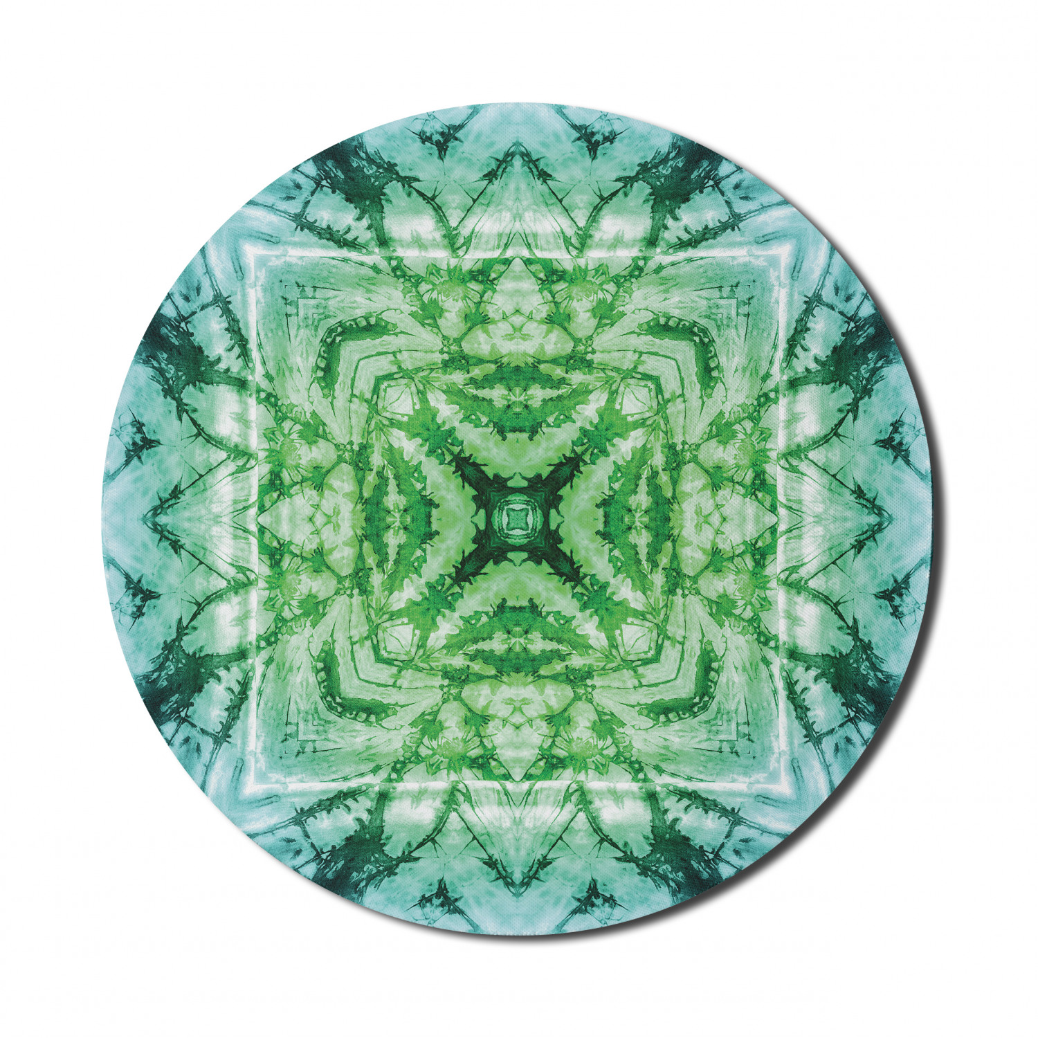 Ambesonne Green Print Round Non-Slip Rubber Modern Gaming Mousepad, 8" - Picture 96 of 123