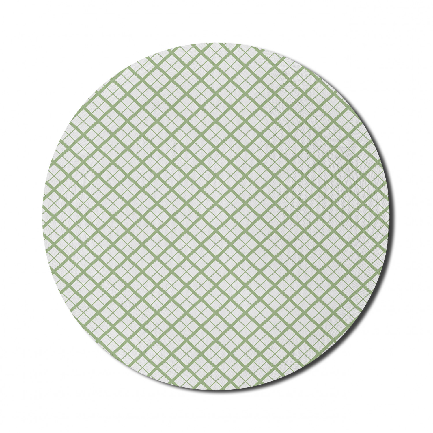Ambesonne Green Print Round Non-Slip Rubber Modern Gaming Mousepad, 8" - Picture 88 of 123