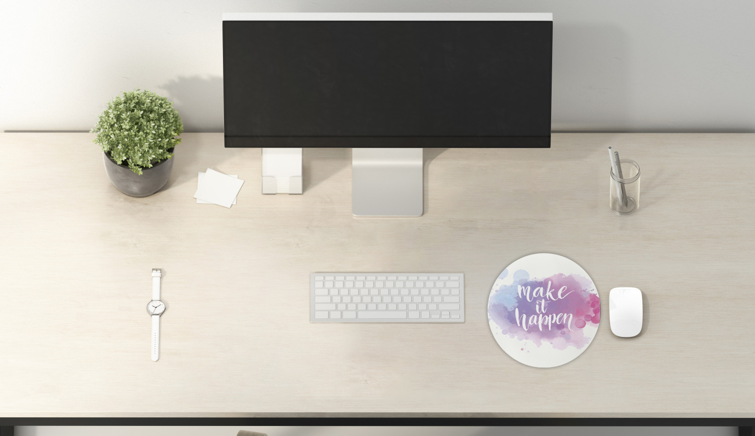 Ambesonne Modern Art Round Non-Slip Rubber Modern Gaming Mousepad, 8" - Afbeelding 93 van 123