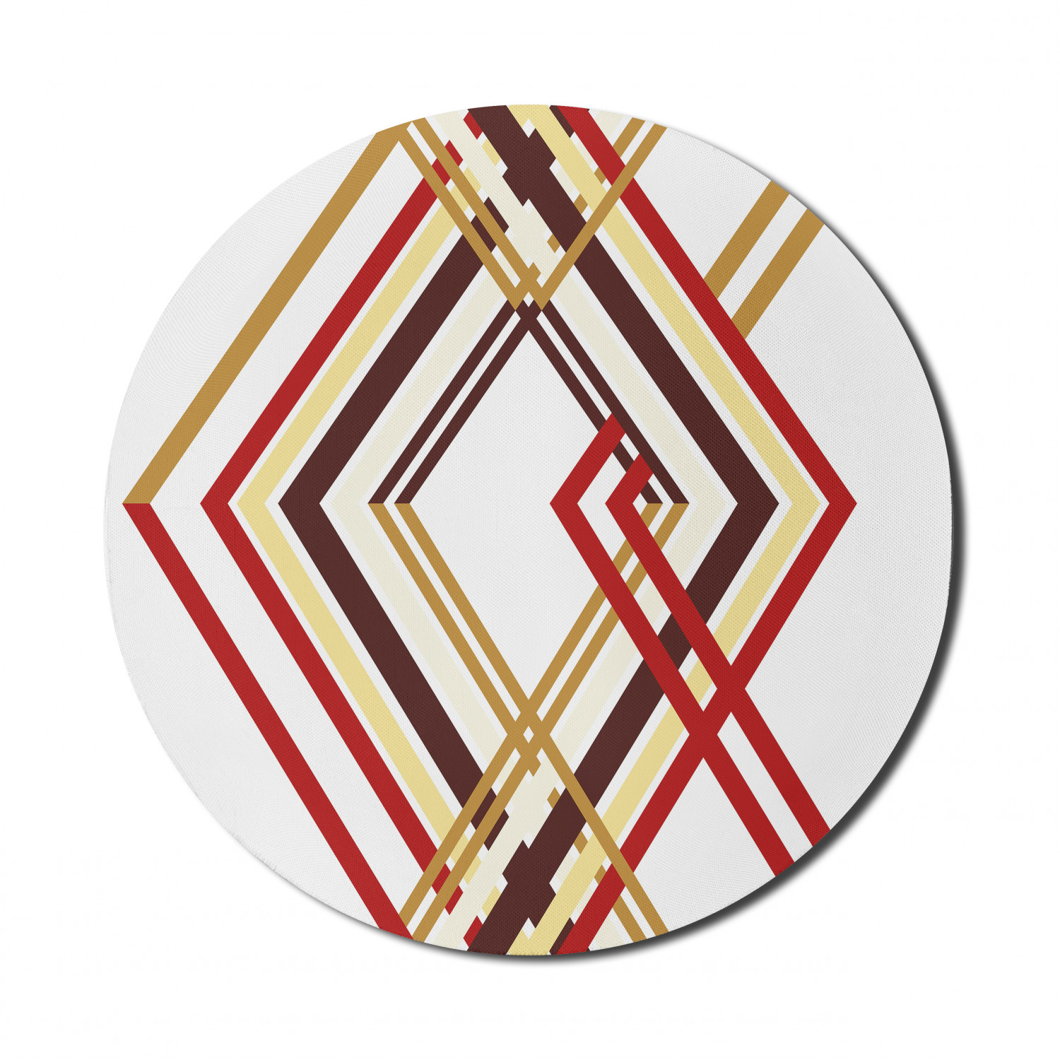 Ambesonne Modern Art Round Non-Slip Rubber Modern Gaming Mousepad, 8" - Afbeelding 36 van 123