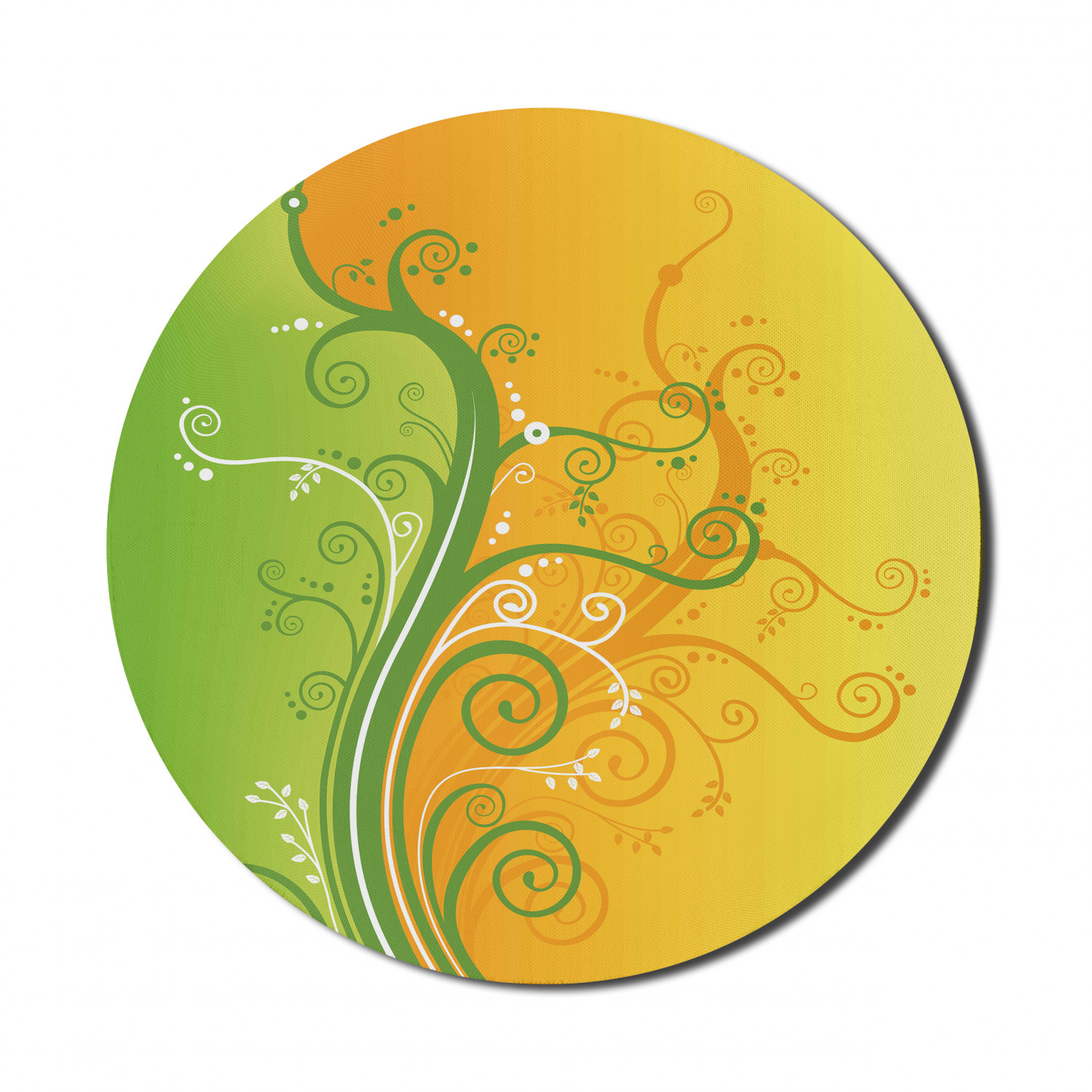 Ambesonne Modern Art Round Non-Slip Rubber Modern Gaming Mousepad, 8" - Afbeelding 44 van 123