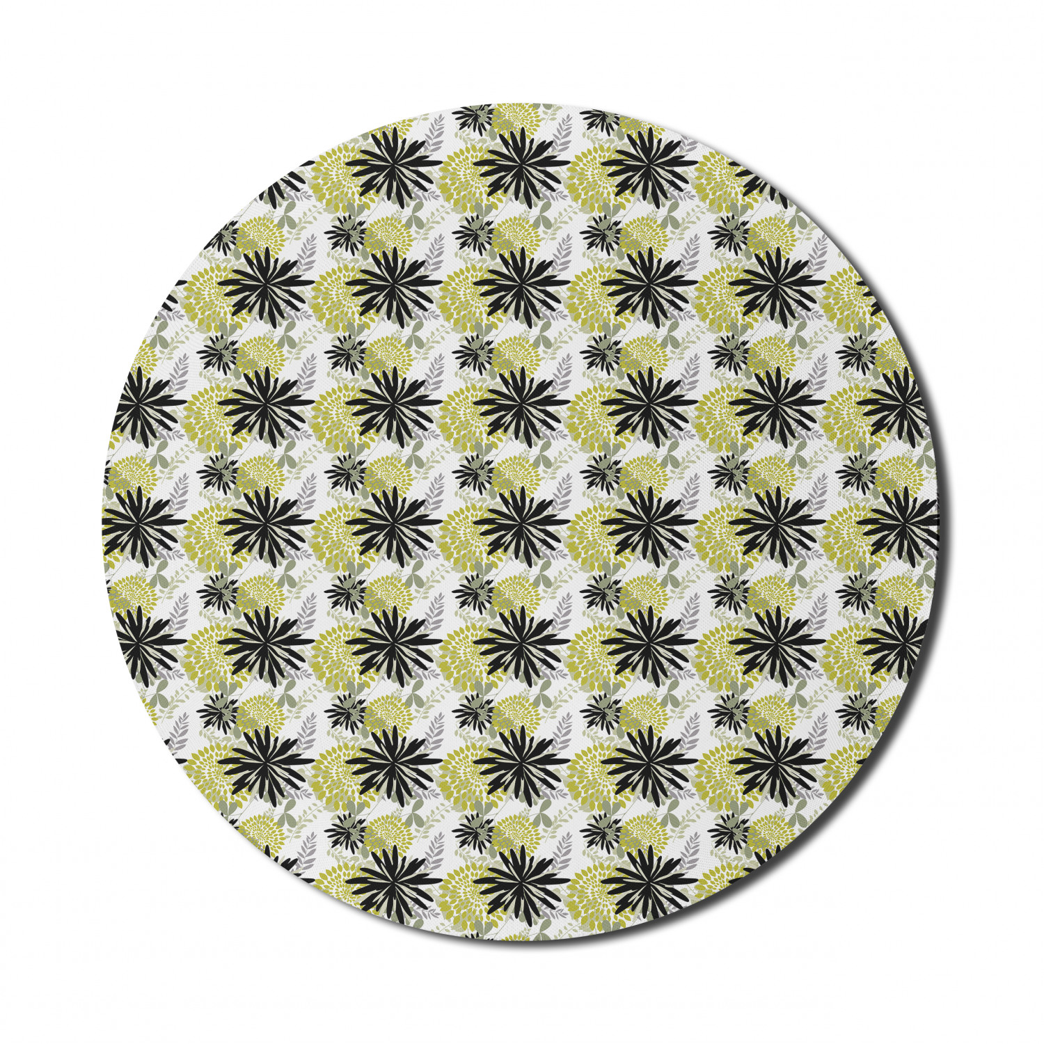 Ambesonne Modern Art Round Non-Slip Rubber Modern Gaming Mousepad, 8" - Afbeelding 42 van 123