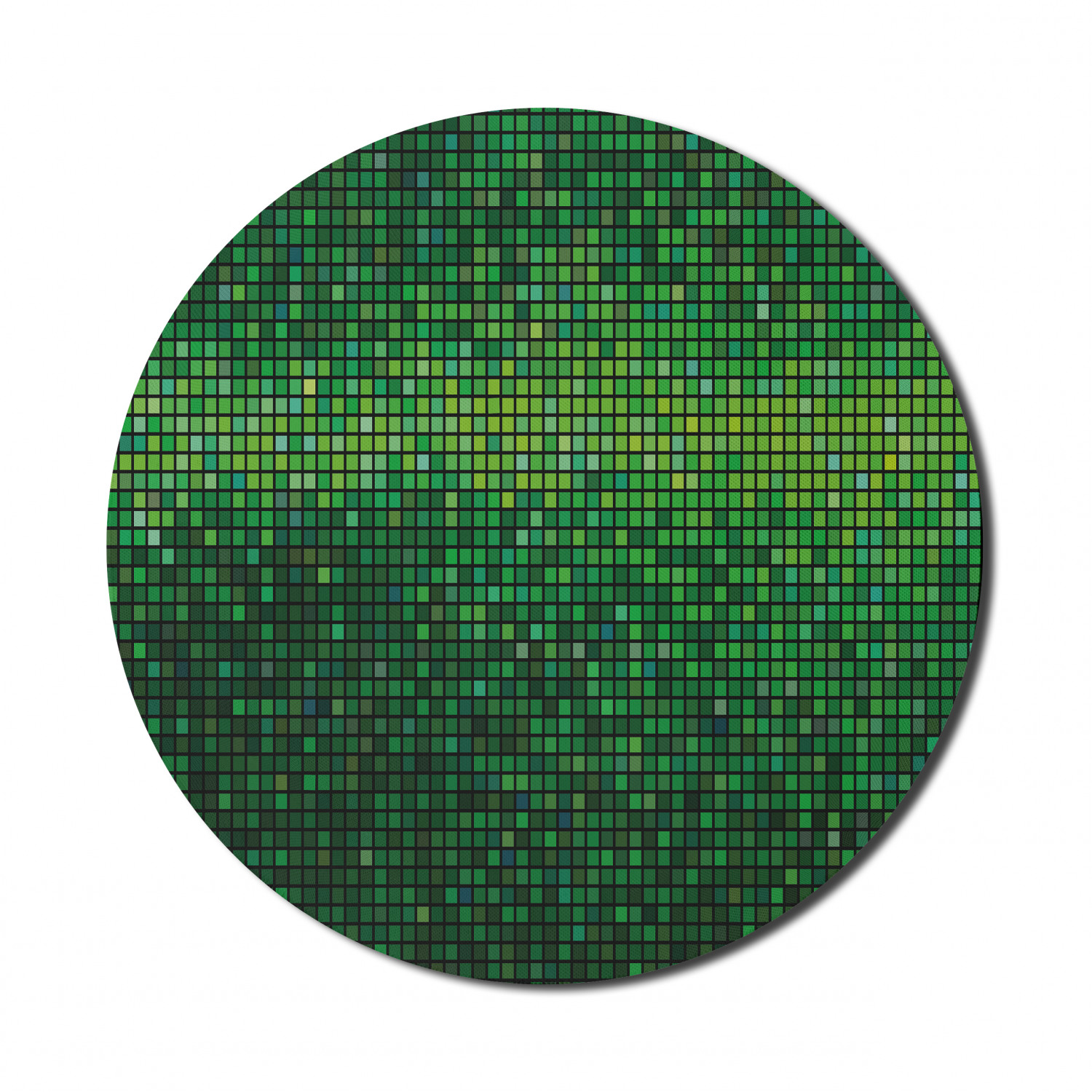 Ambesonne Green Print Round Non-Slip Rubber Modern Gaming Mousepad, 8" - Picture 24 of 123