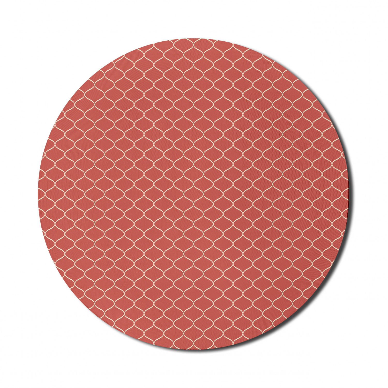 Ambesonne Modern Art Round Non-Slip Rubber Modern Gaming Mousepad, 8" - Afbeelding 116 van 123