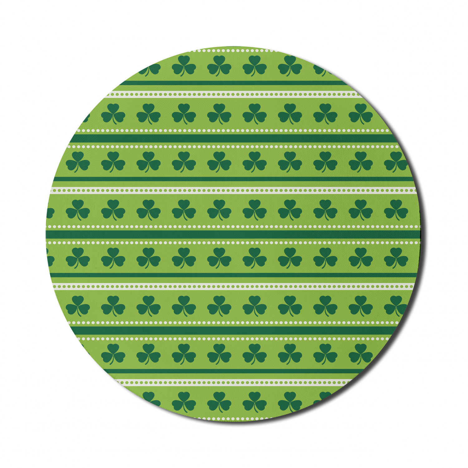 Ambesonne Green Print Round Non-Slip Rubber Modern Gaming Mousepad, 8" - Picture 100 of 123