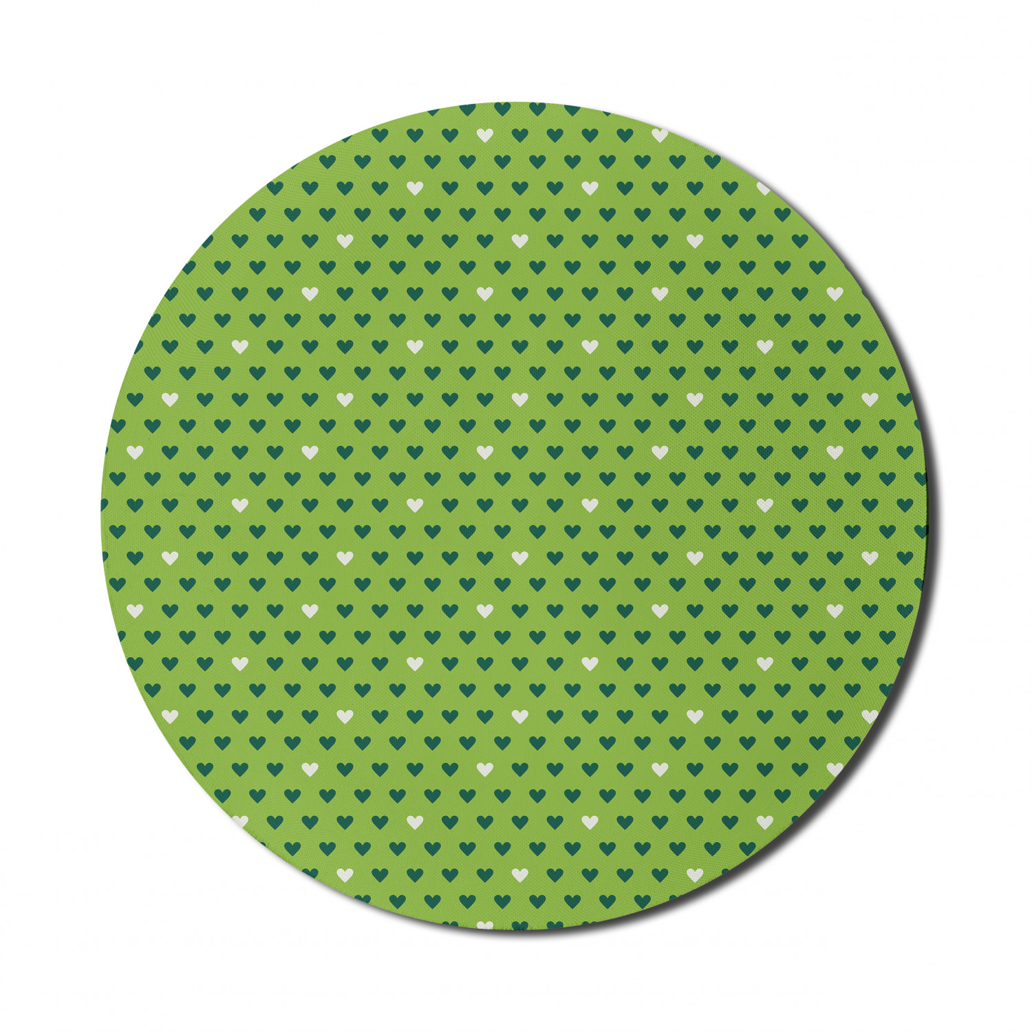 Ambesonne Green Print Round Non-Slip Rubber Modern Gaming Mousepad, 8" - Picture 40 of 123