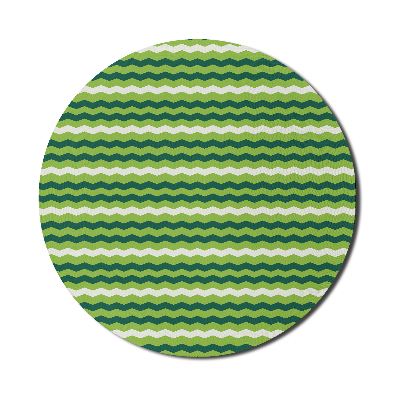 Ambesonne Green Print Round Non-Slip Rubber Modern Gaming Mousepad, 8" - Picture 118 of 123