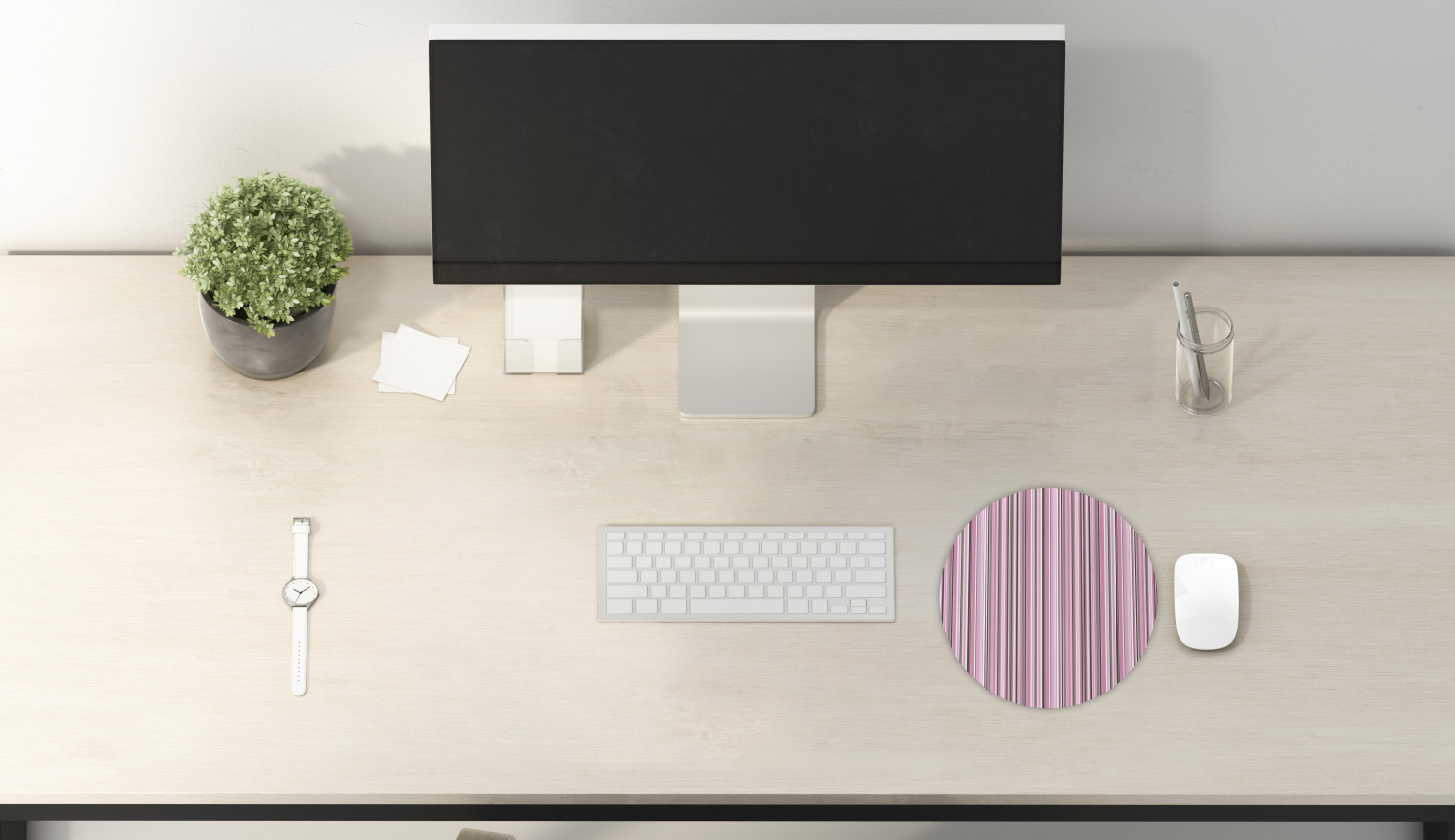 Ambesonne Modern Art Round Non-Slip Rubber Modern Gaming Mousepad, 8" - Afbeelding 99 van 123