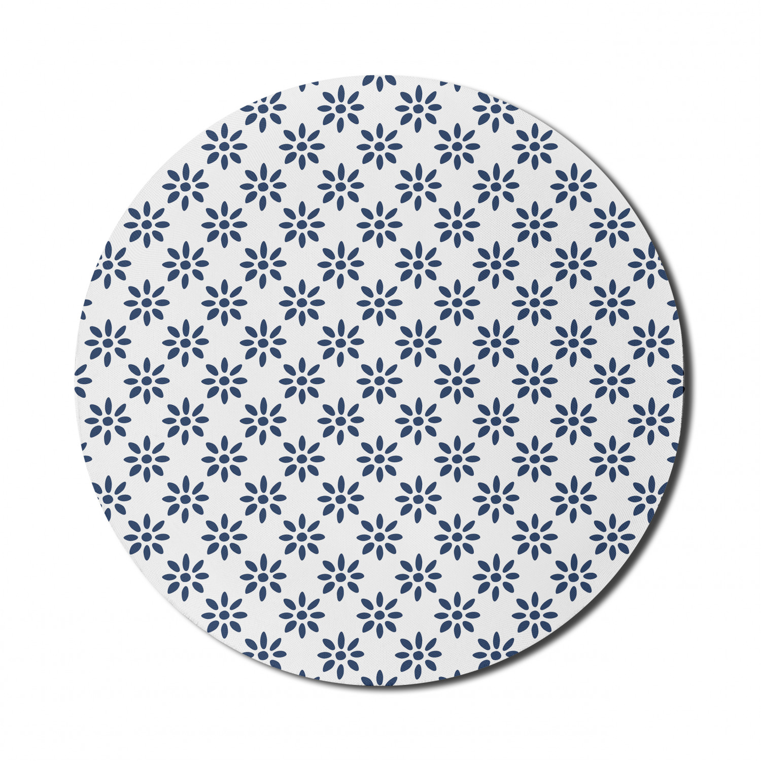 Ambesonne Abstract Polygon Round Non-Slip Rubber Modern Gaming Mousepad, 8" - Picture 102 of 123