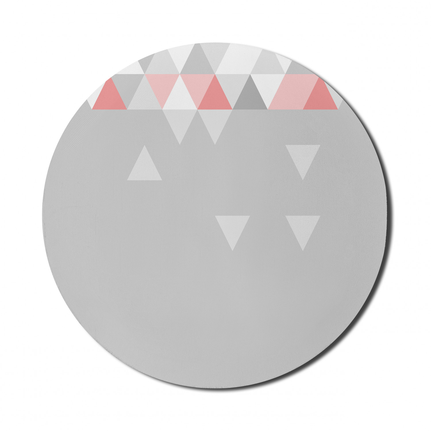 Ambesonne Abstract Polygon Round Non-Slip Rubber Modern Gaming Mousepad, 8" - Picture 74 of 123