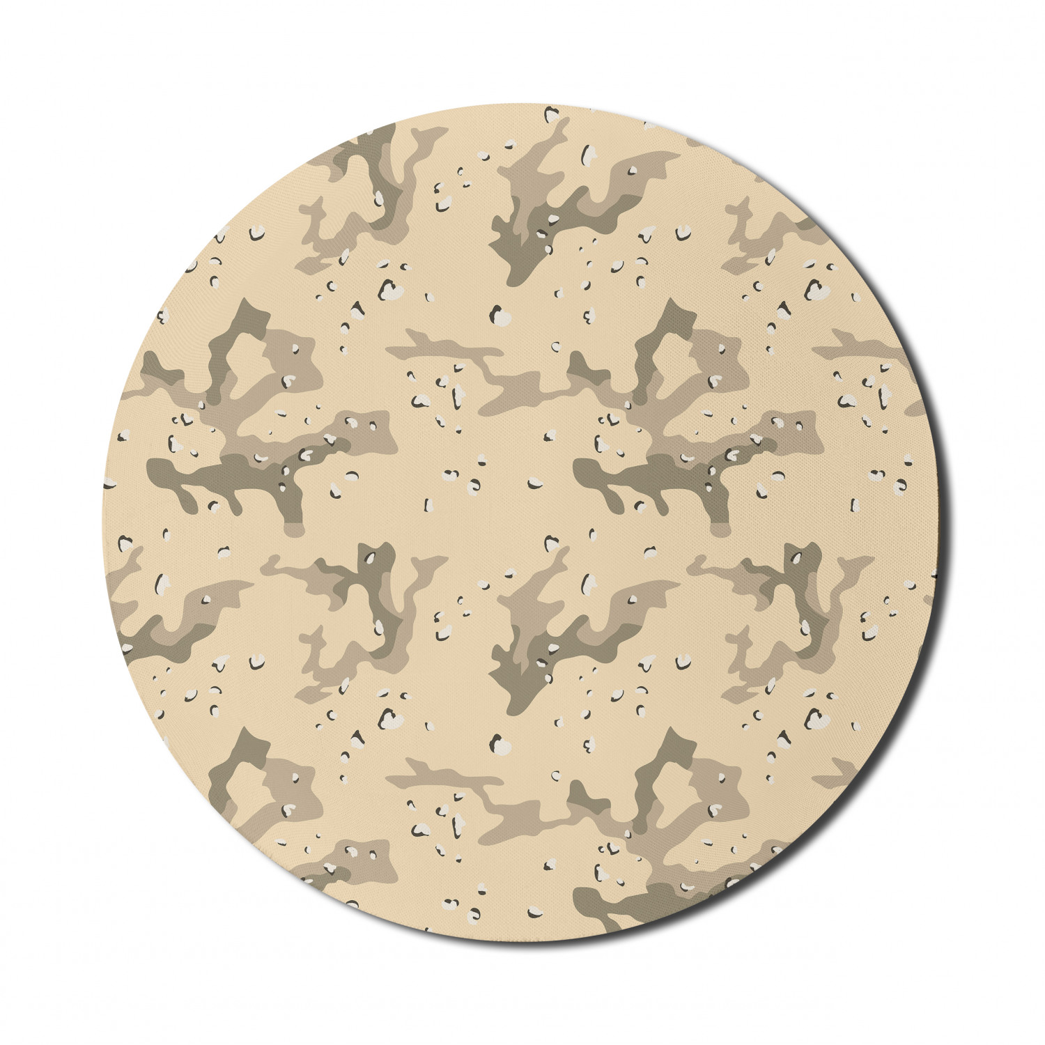 Ambesonne Abstract Polygon Round Non-Slip Rubber Modern Gaming Mousepad, 8" - Picture 66 of 123