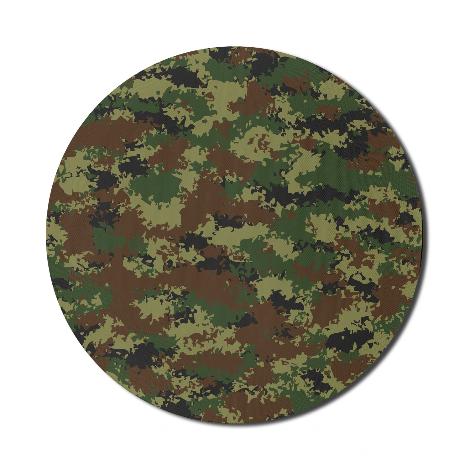 Ambesonne Green Print Round Non-Slip Rubber Modern Gaming Mousepad, 8" - Picture 48 of 123