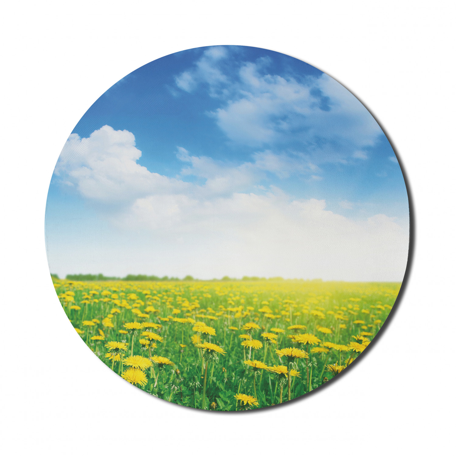 Ambesonne Green Print Round Non-Slip Rubber Modern Gaming Mousepad, 8" - Picture 30 of 123