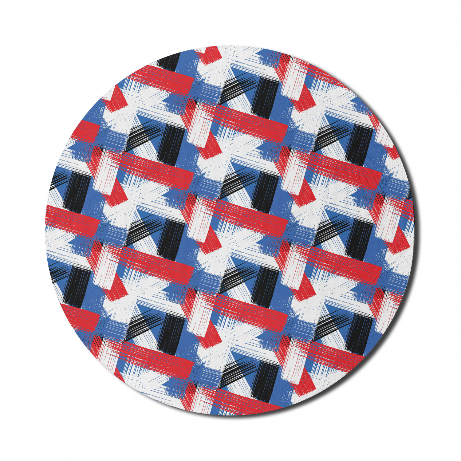 Ambesonne Abstract Polygon Round Non-Slip Rubber Modern Gaming Mousepad, 8" - Picture 48 of 123