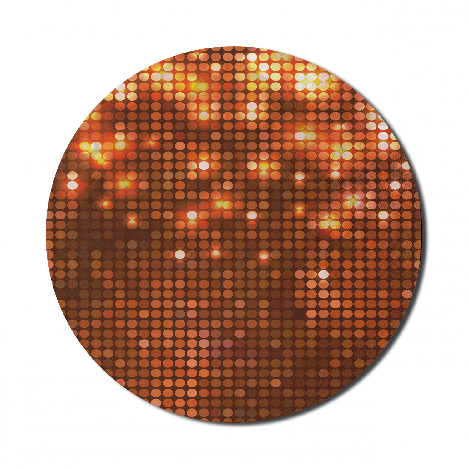 Ambesonne Absurd Pattern Round Non-Slip Rubber Modern Gaming Mousepad, 8" - Picture 116 of 123