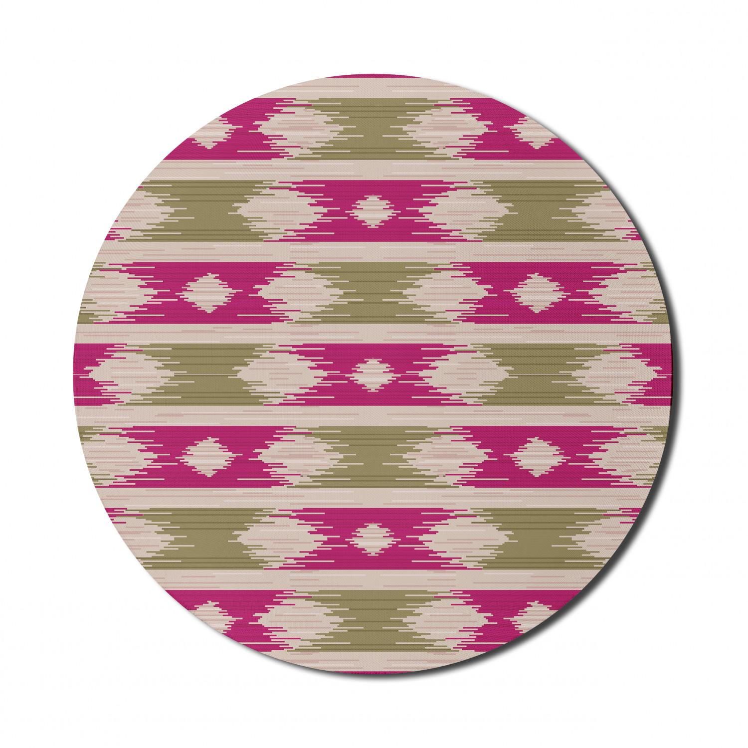 Ambesonne Absurd Pattern Round Non-Slip Rubber Modern Gaming Mousepad, 8" - Picture 6 of 123
