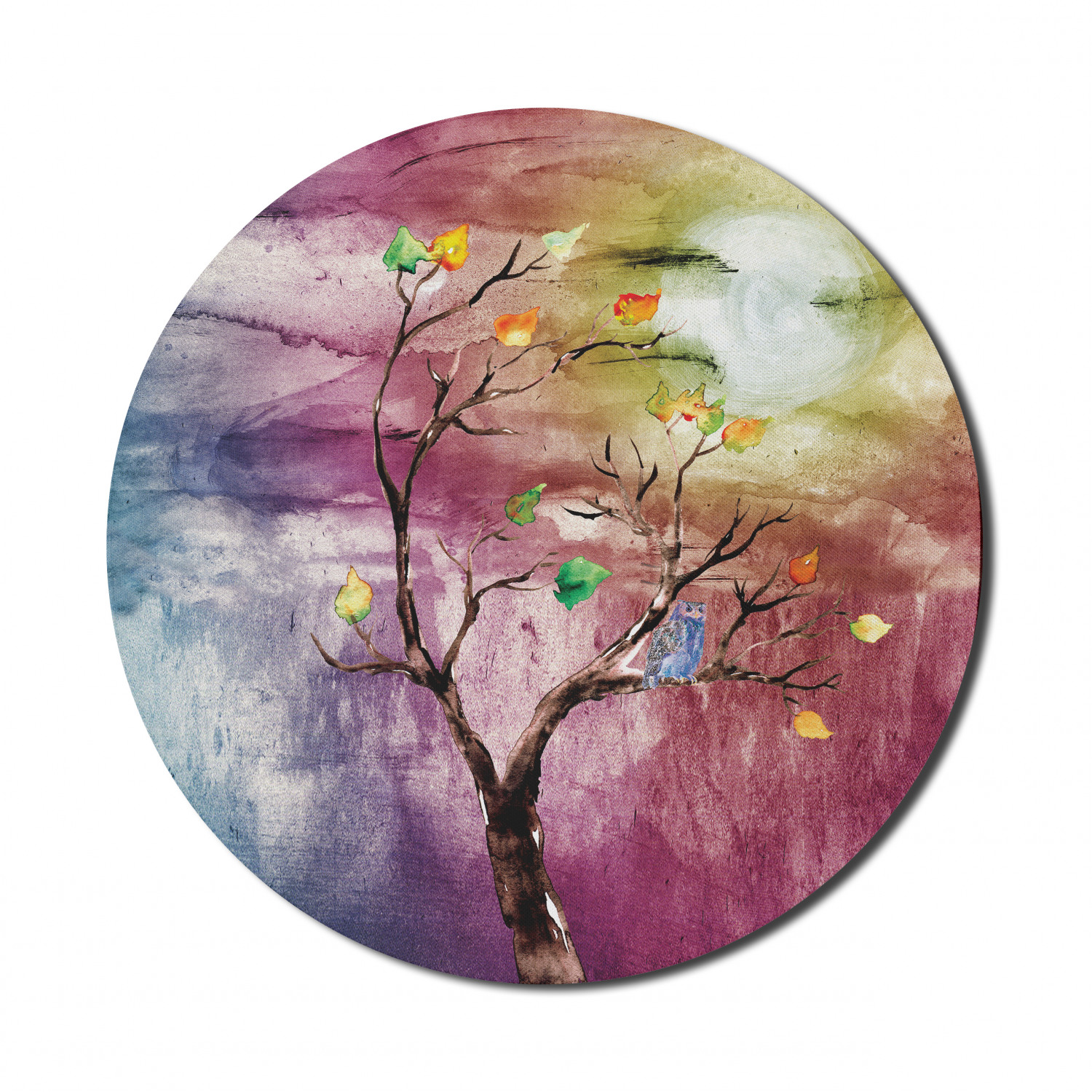Ambesonne Absurd Pattern Round Non-Slip Rubber Modern Gaming Mousepad, 8" - Picture 82 of 123