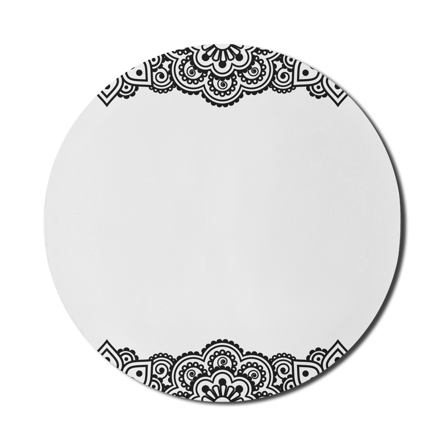 Ambesonne Absurd Pattern Round Non-Slip Rubber Modern Gaming Mousepad, 8" - Picture 46 of 123