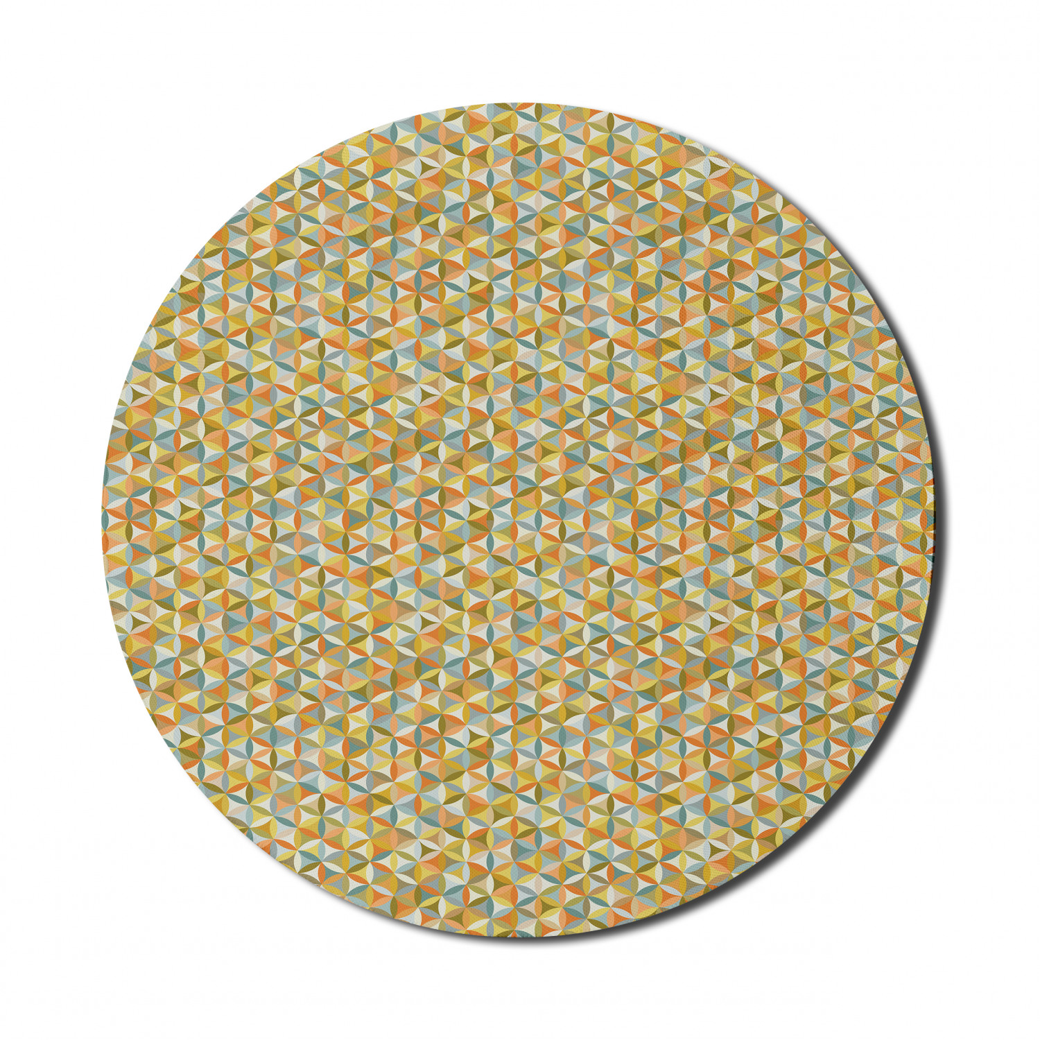 Ambesonne Absurd Pattern Round Non-Slip Rubber Modern Gaming Mousepad, 8" - Picture 44 of 123