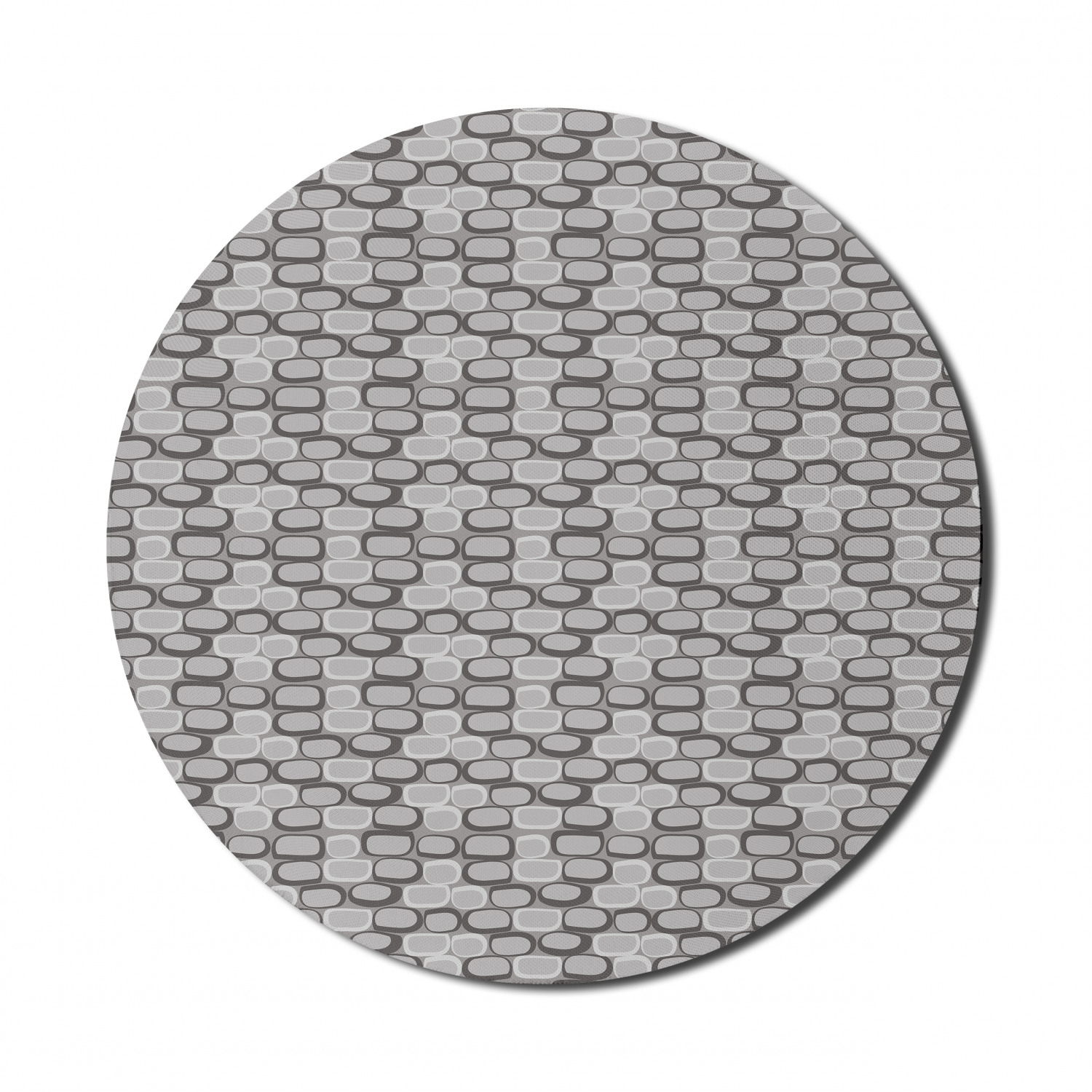 Ambesonne Absurd Pattern Round Non-Slip Rubber Modern Gaming Mousepad, 8" - Picture 96 of 123