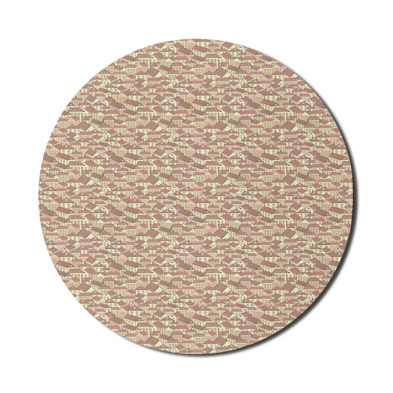 Ambesonne Absurd Pattern Round Non-Slip Rubber Modern Gaming Mousepad, 8" - Picture 102 of 123