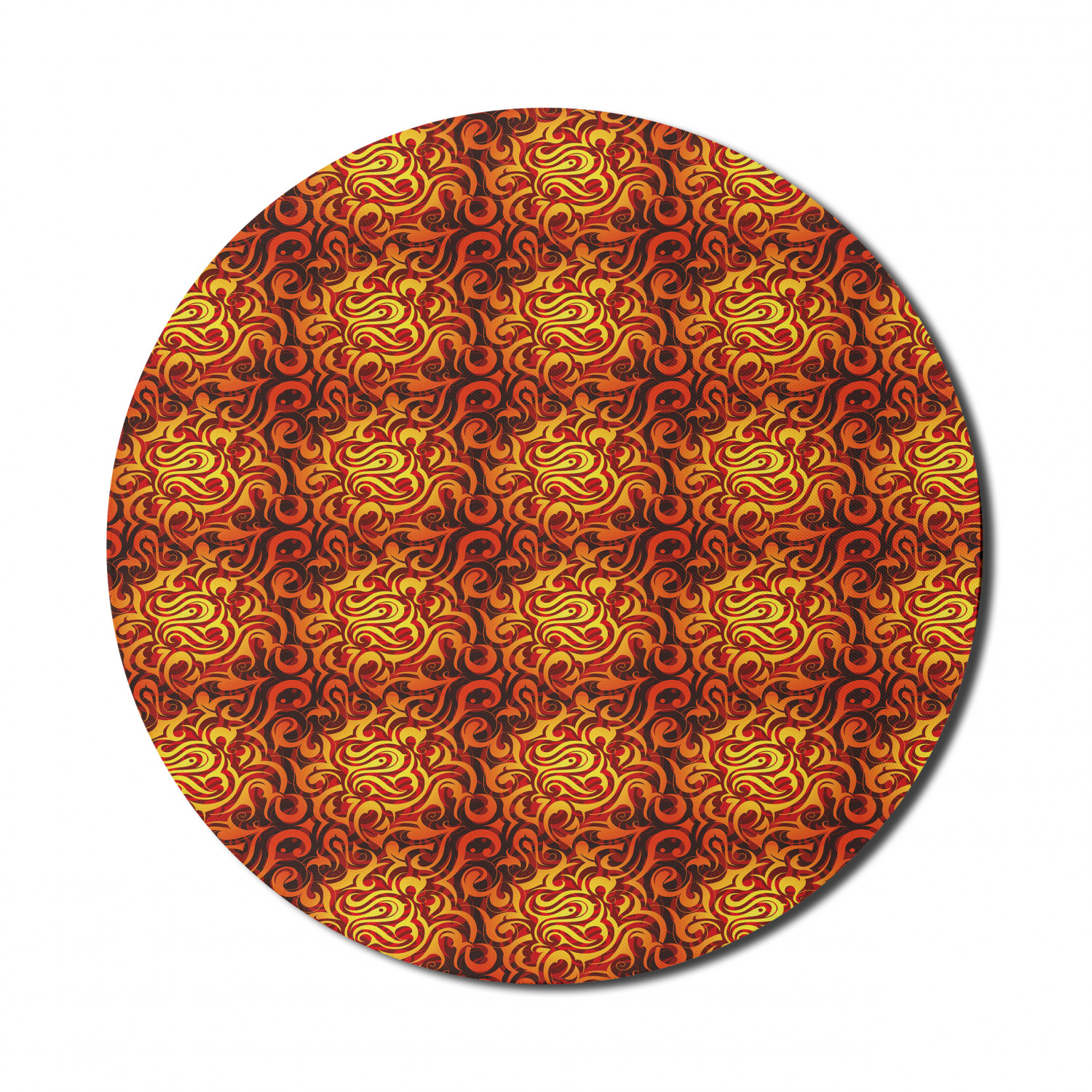 Ambesonne Absurd Pattern Round Non-Slip Rubber Modern Gaming Mousepad, 8" - Picture 38 of 123