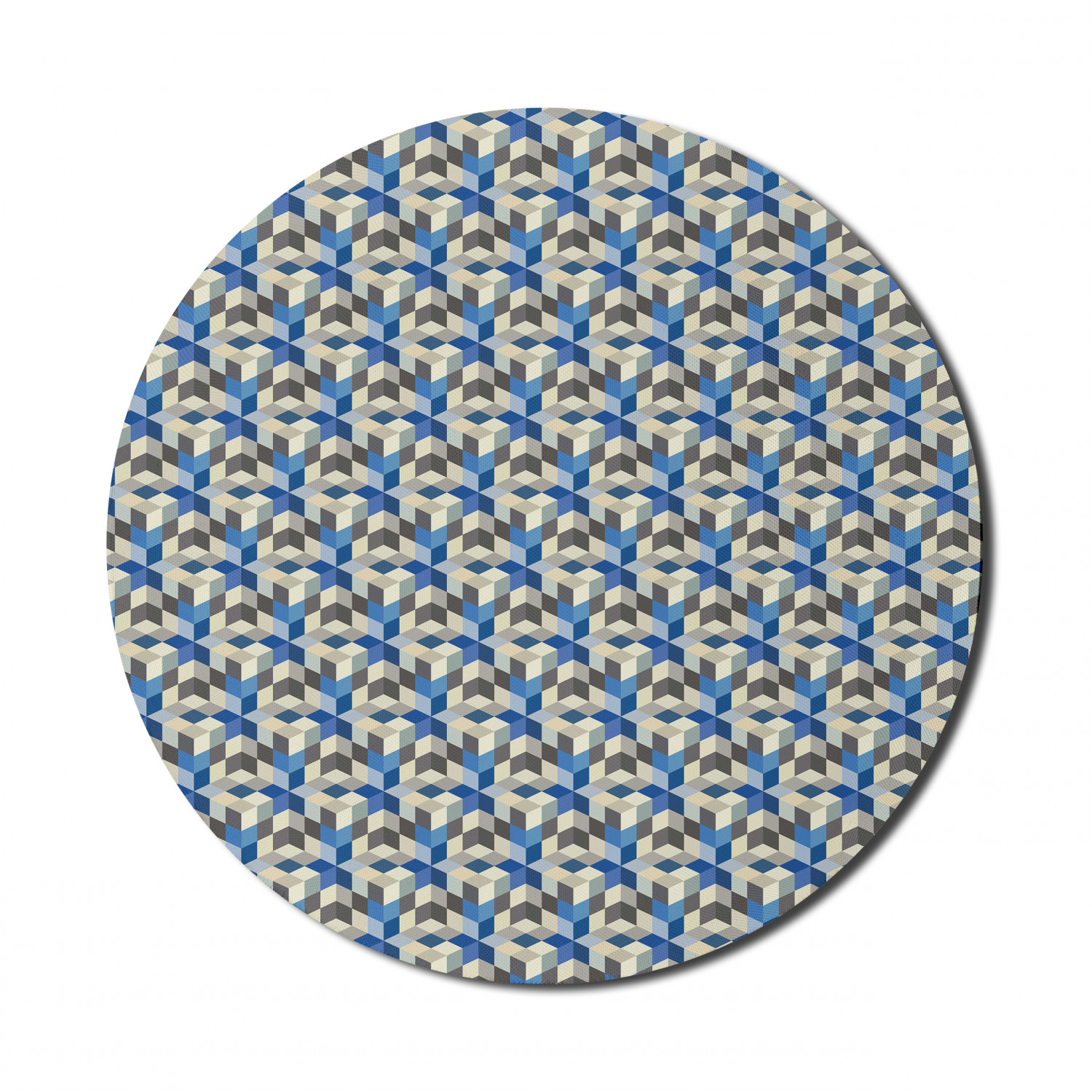 Ambesonne Absurd Pattern Round Non-Slip Rubber Modern Gaming Mousepad, 8" - Picture 4 of 123
