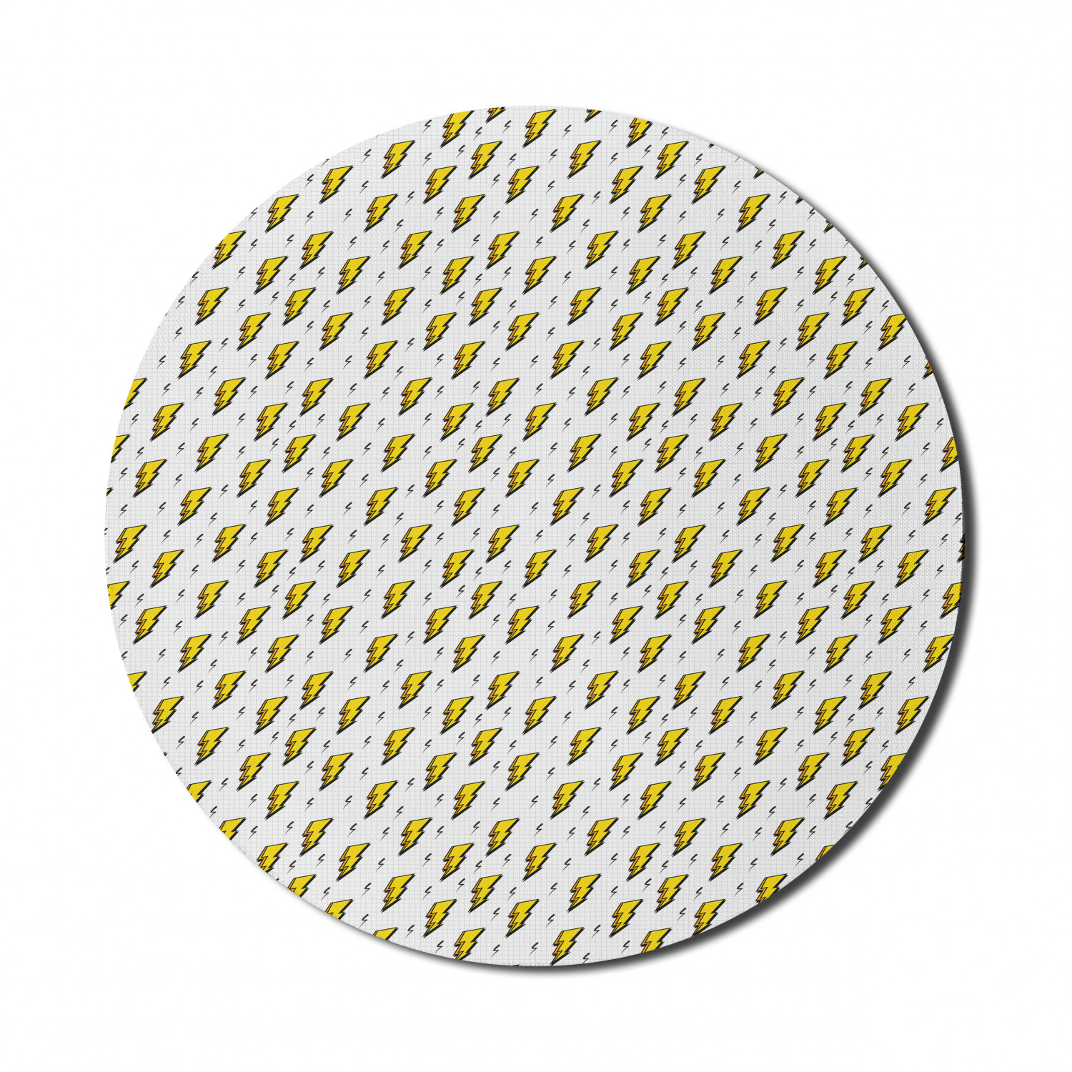 Ambesonne Absurd Pattern Round Non-Slip Rubber Modern Gaming Mousepad, 8" - Picture 114 of 123