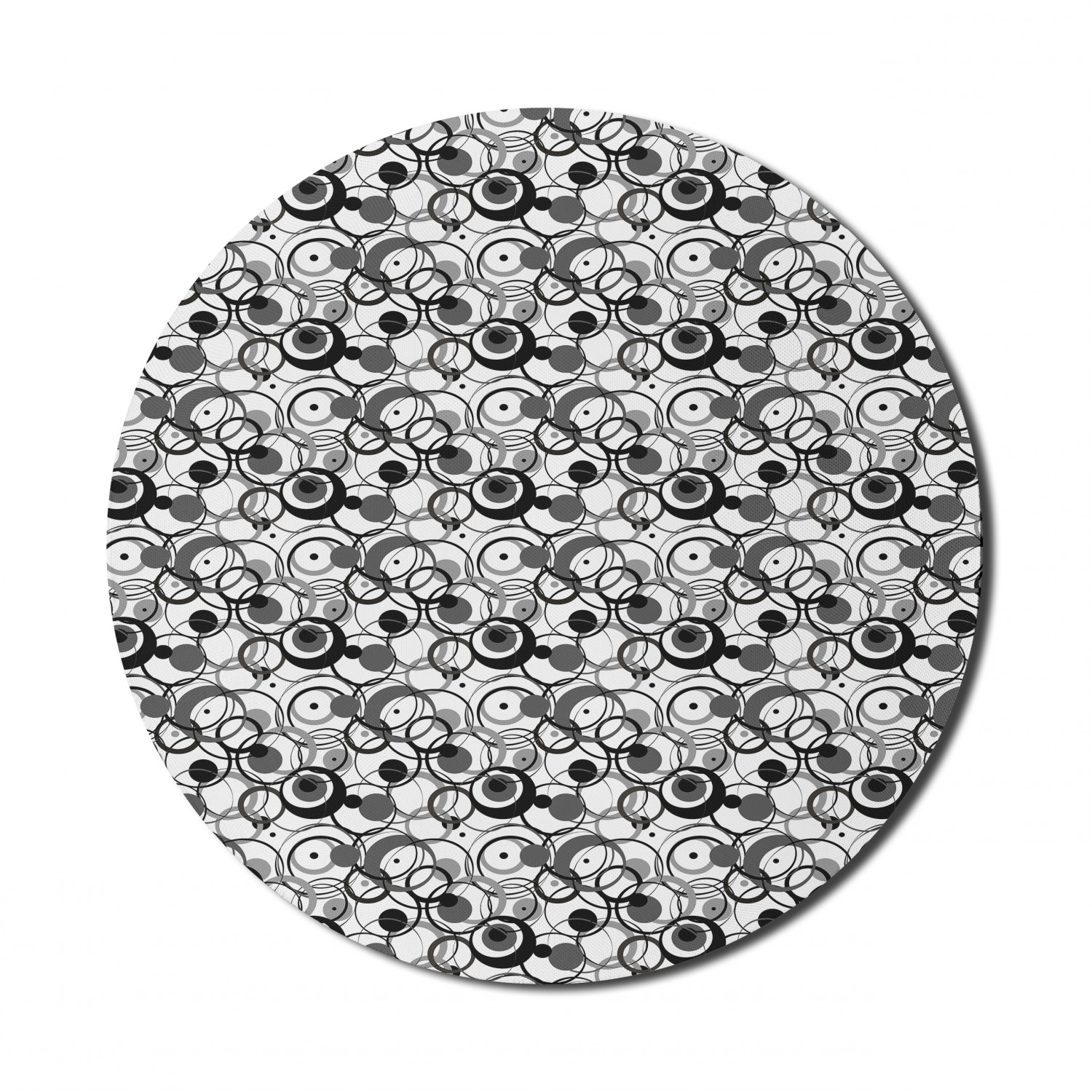 Ambesonne Absurd Pattern Round Non-Slip Rubber Modern Gaming Mousepad, 8" - Picture 16 of 123