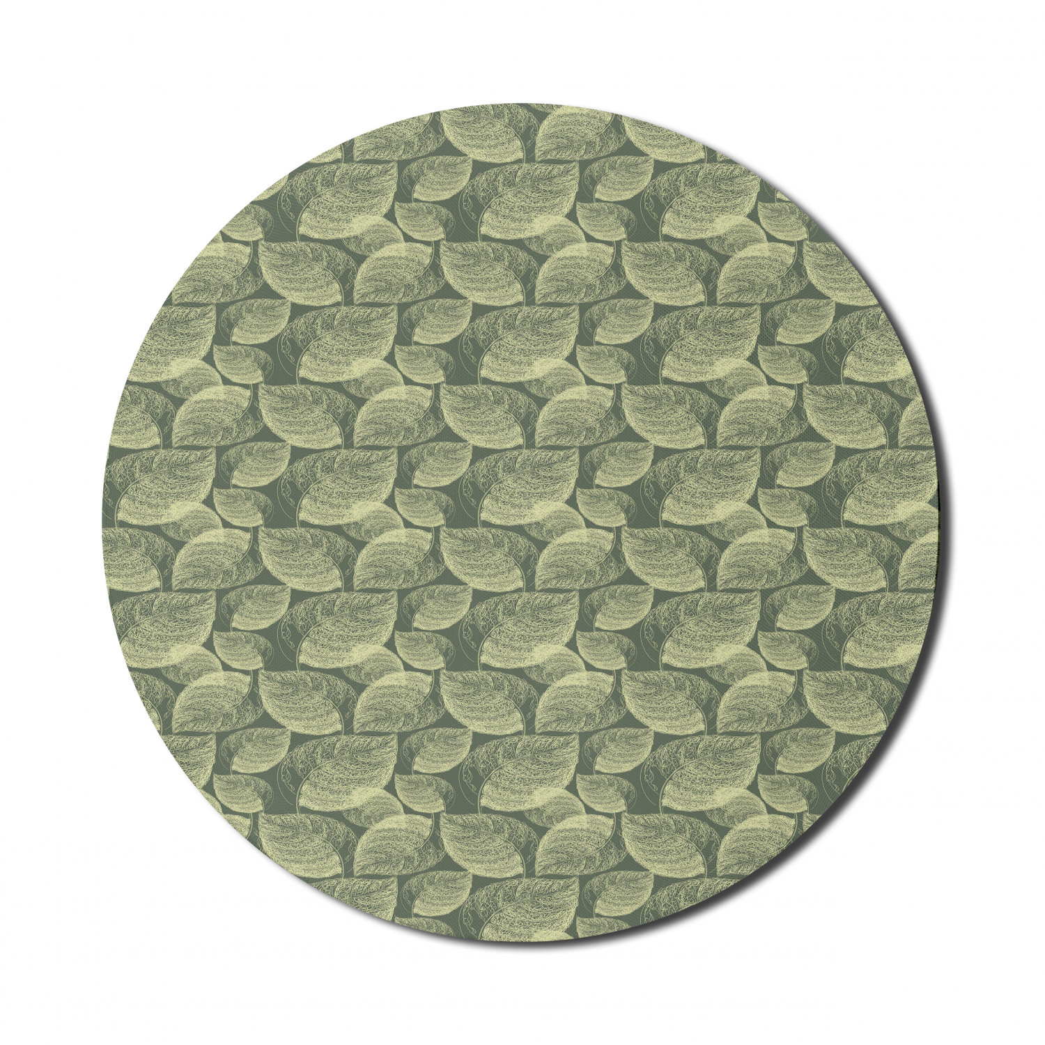 Ambesonne Absurd Pattern Round Non-Slip Rubber Modern Gaming Mousepad, 8" - Picture 8 of 123