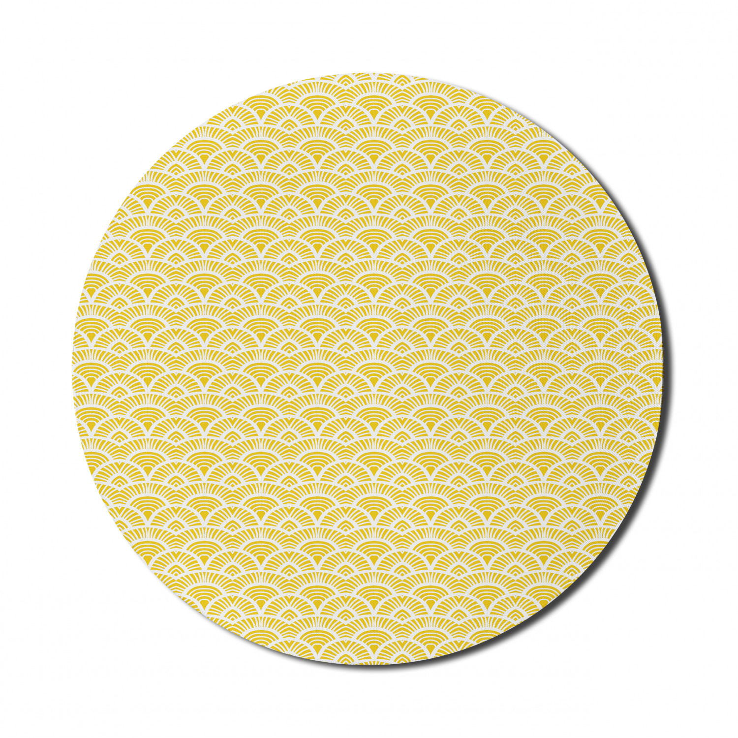 Ambesonne Absurd Pattern Round Non-Slip Rubber Modern Gaming Mousepad, 8" - Picture 110 of 123